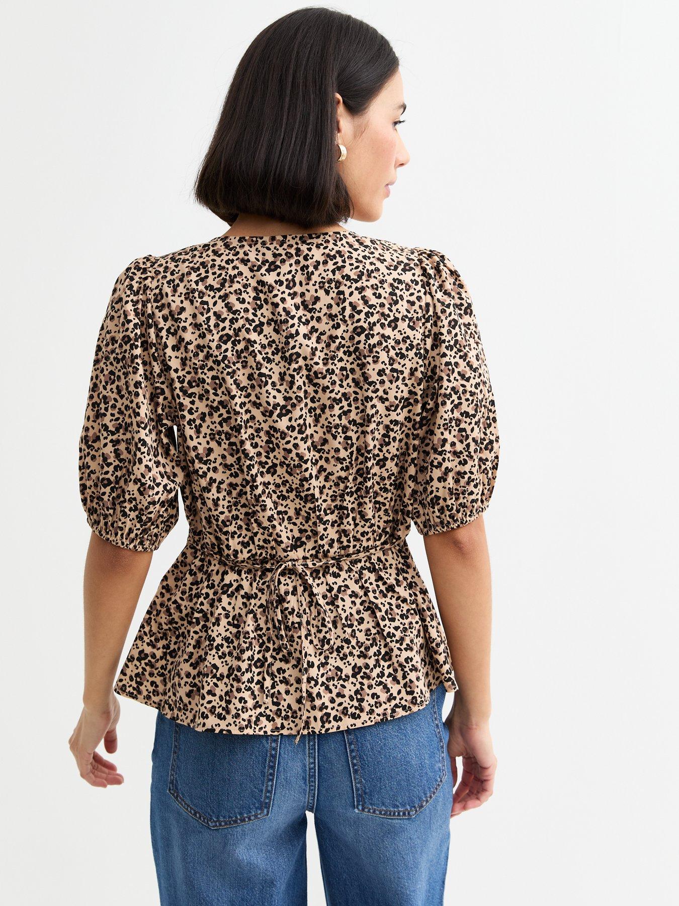 New Leopard Padre V-Neck Tee