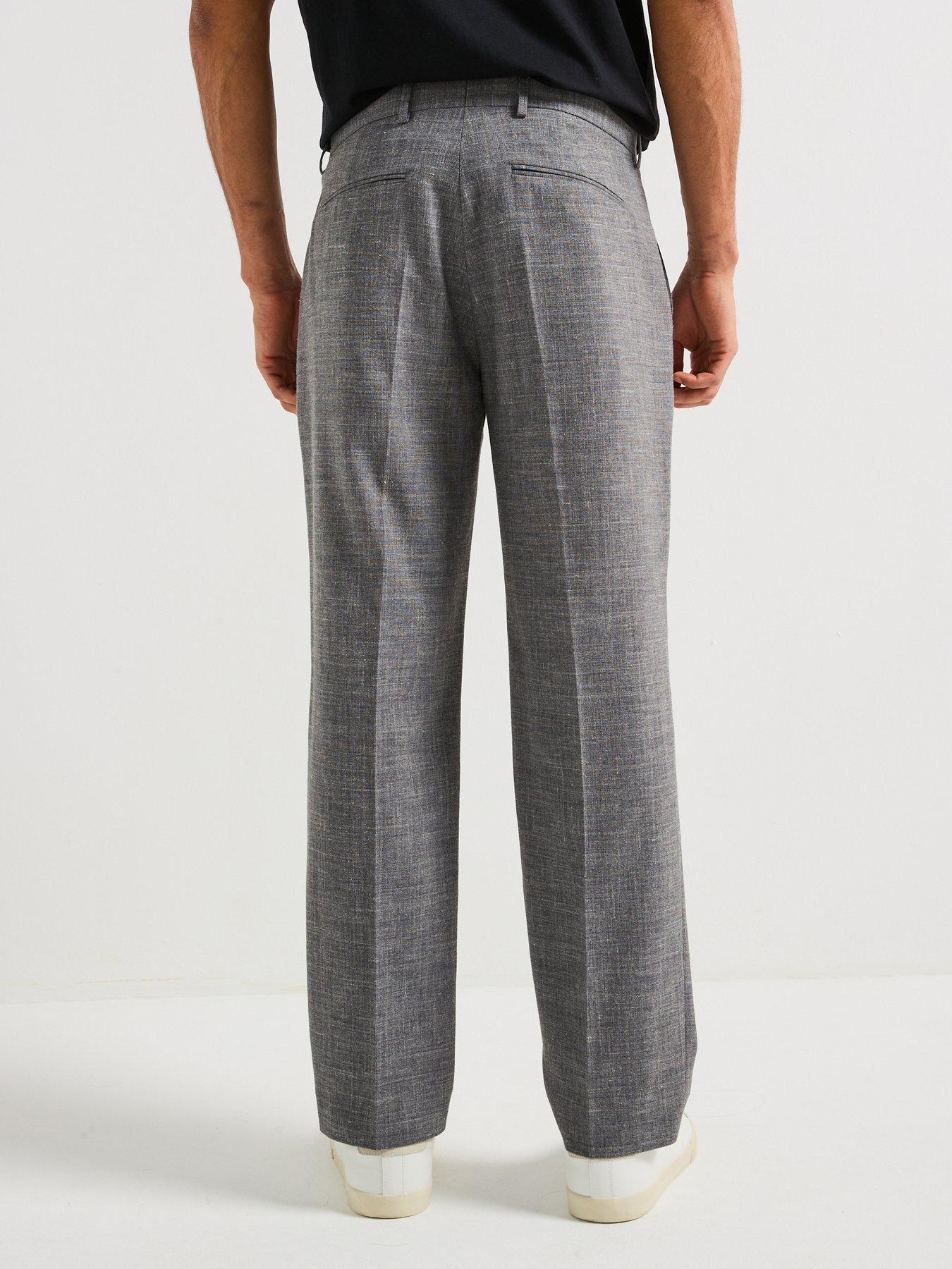 Image 2 of 4 of Selected Homme Regular Fit Oasis Trousers - Grey