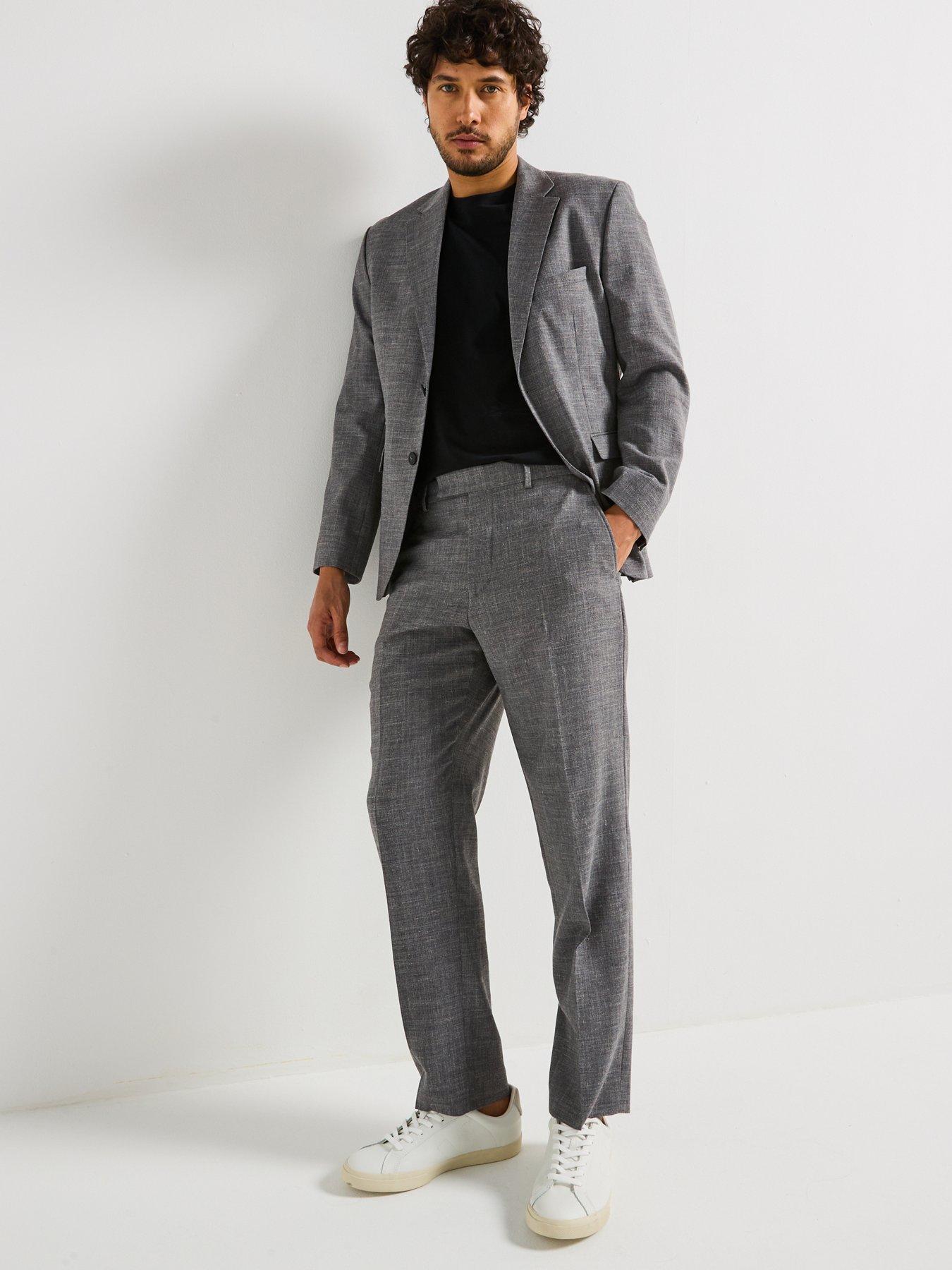 Image 3 of 4 of Selected Homme Regular Fit Oasis Trousers - Grey