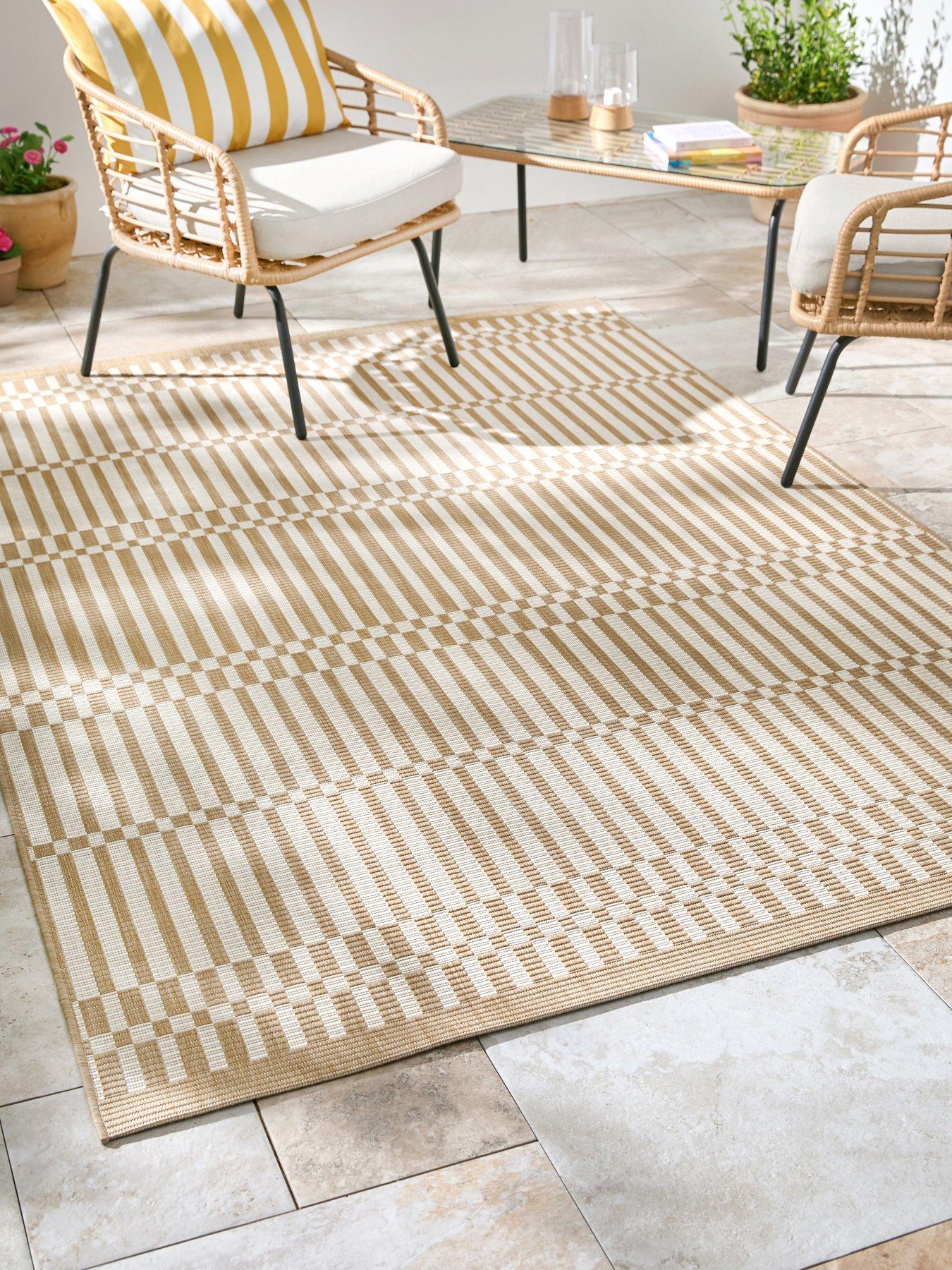 Image 1 of 5 of The Very Collection Element Textured Indoor/Outdoor Rug - Natural