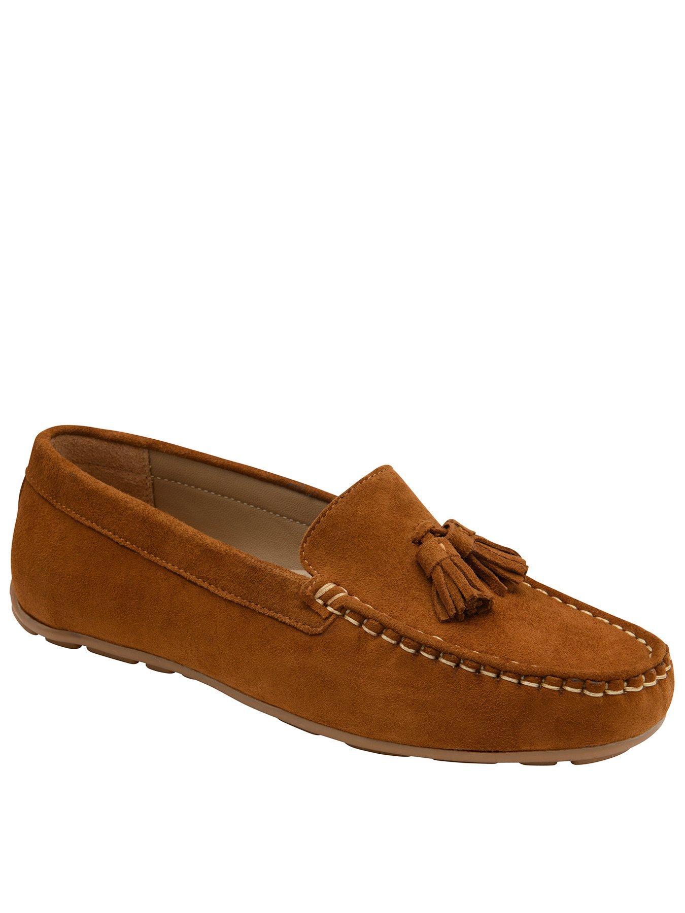 Image 1 of 4 of Ravel Bute Loafers - Tan Suede