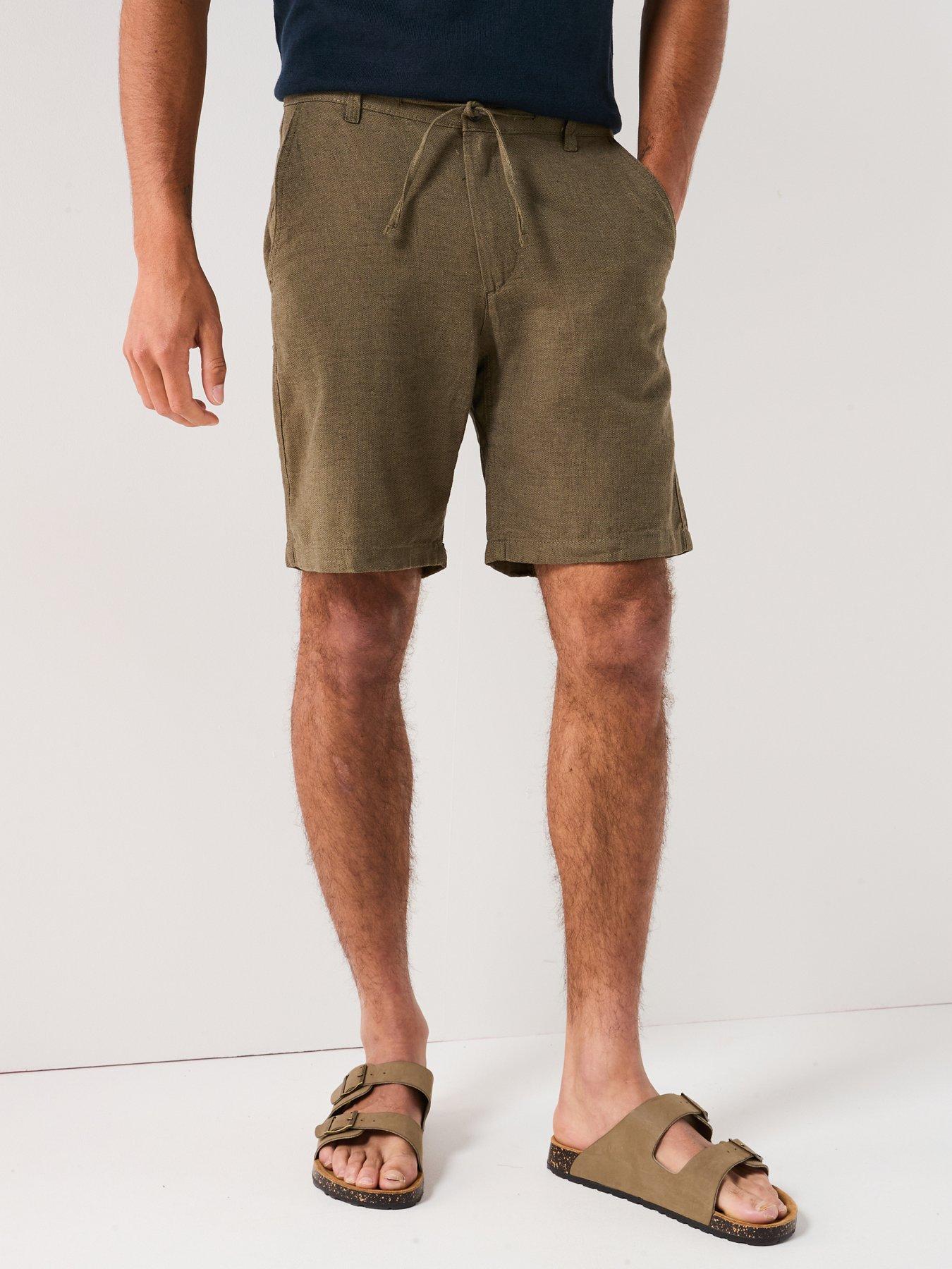 undefined Selected Homme Regular Fit Brody Linen Shorts