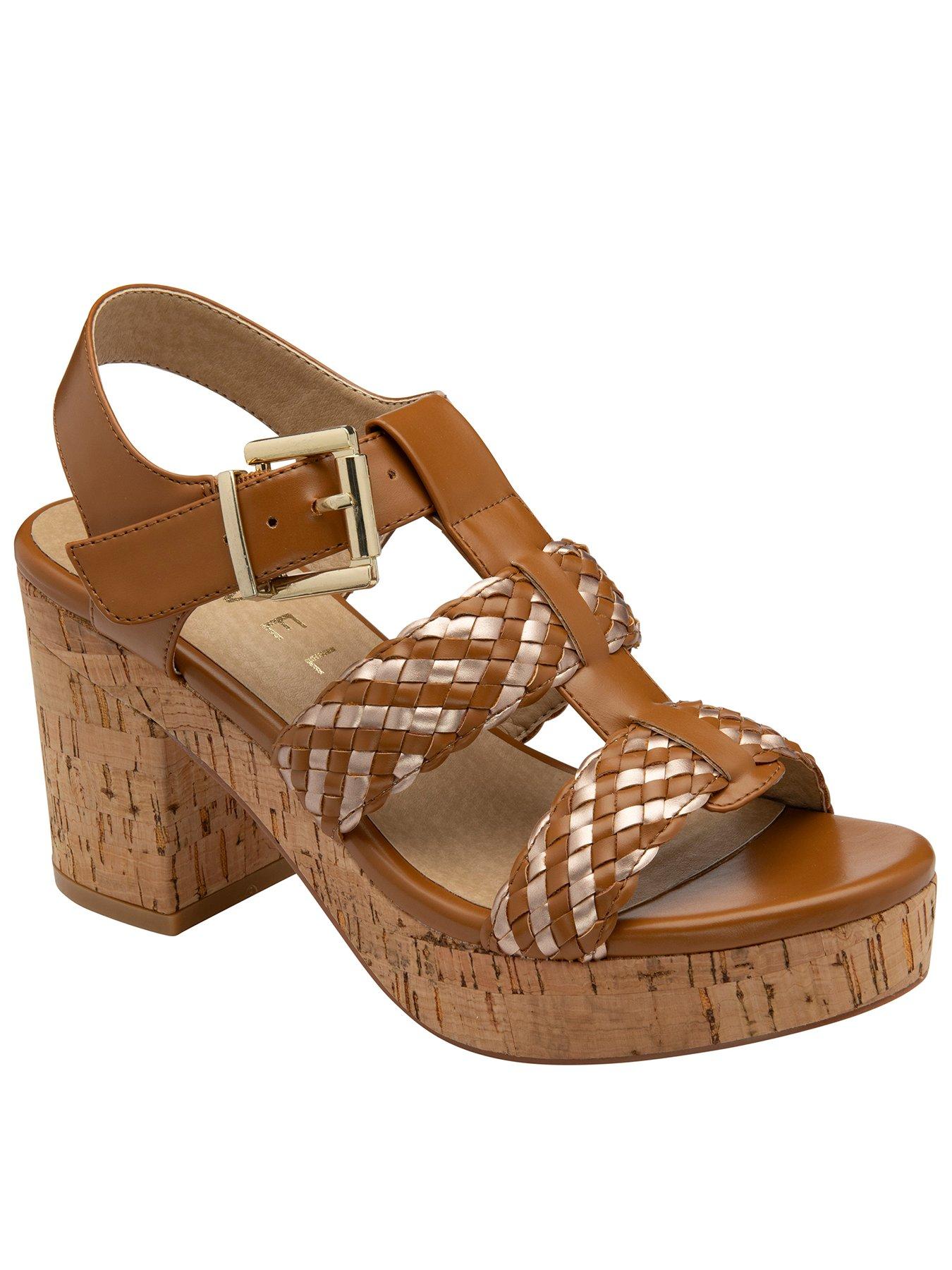 undefined Rewley Heeled Sandals - Brown
