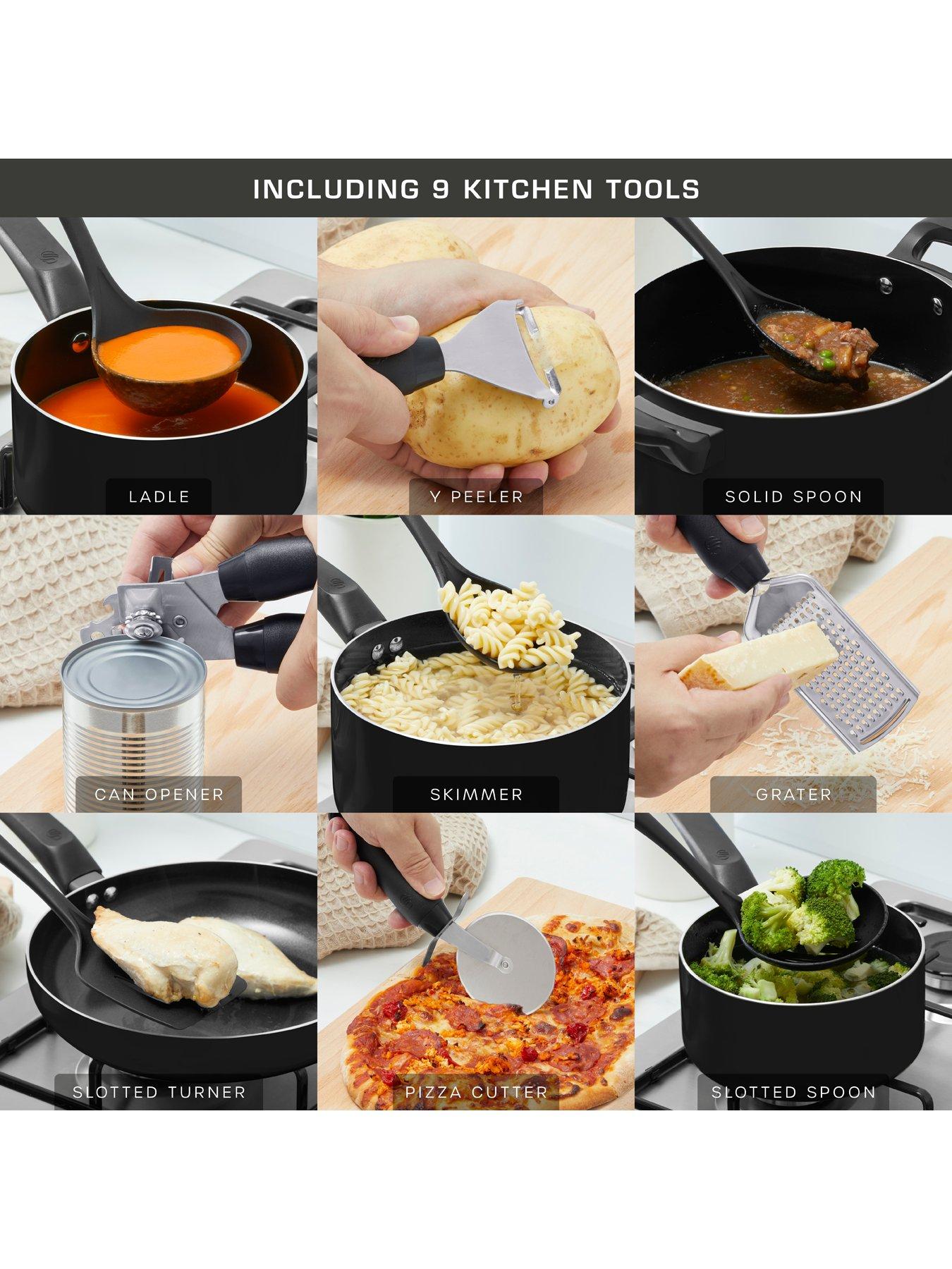 Image 6 of 7 of Swan 14 Piece Pan And Tool Set