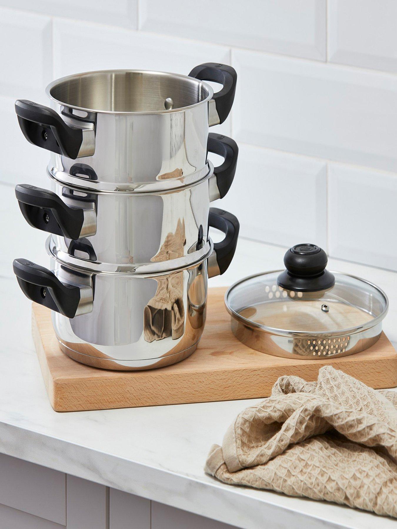 undefined Townhouse 3-Tier 18 cm Steamer Pan