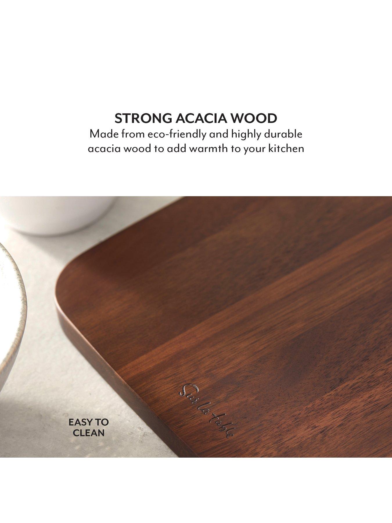 Image 5 of 7 of Sur La Table Medium Rectangular Chopping Board Acacia Wood - Walnut