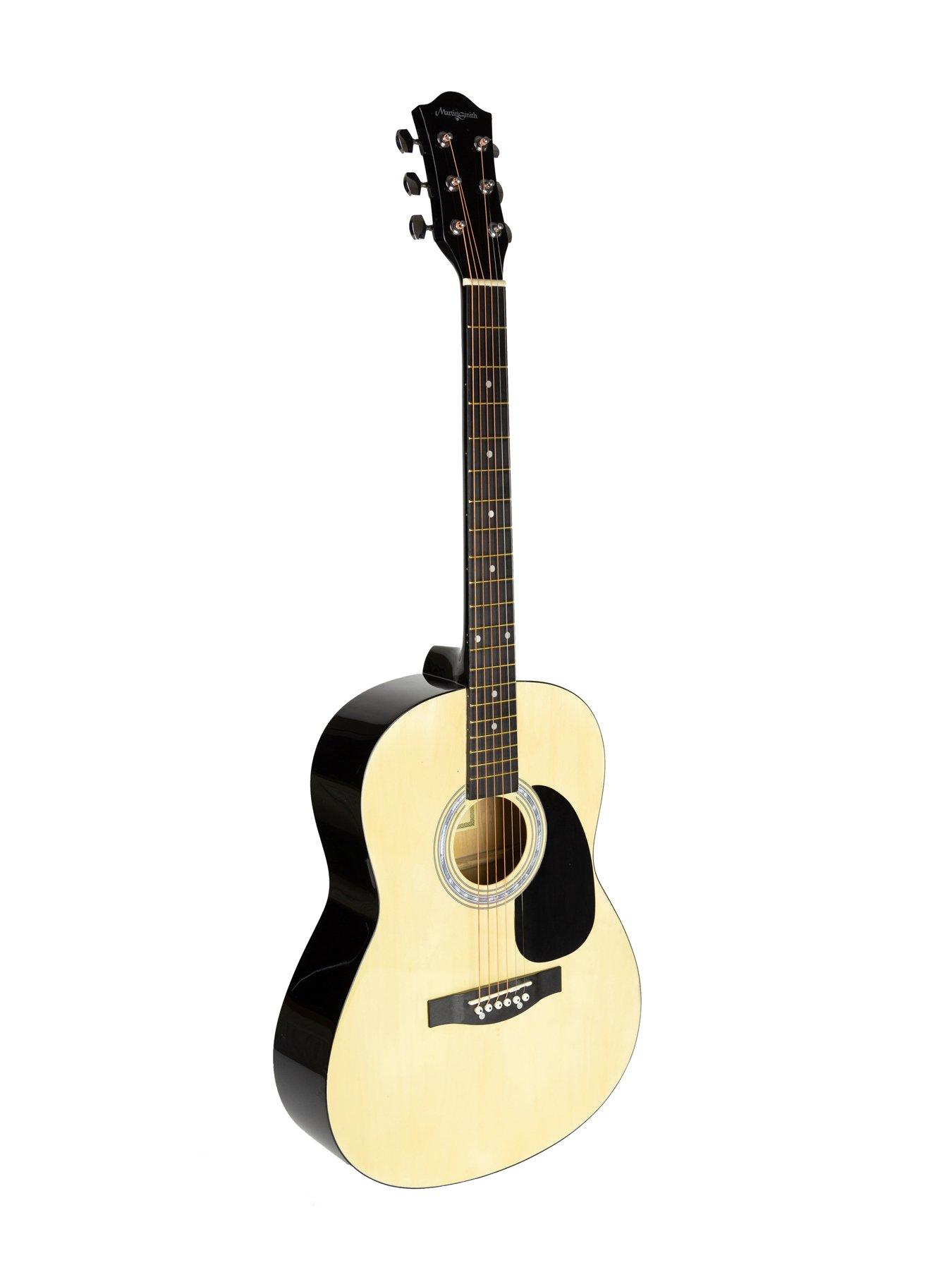 Image 3 of 7 of Martin Smith Acoustic Guitar Kit with Full-Size Guitar, Stand, Tuner, Bag, Strap, Plectrums, Spare Strings &amp; Lessons