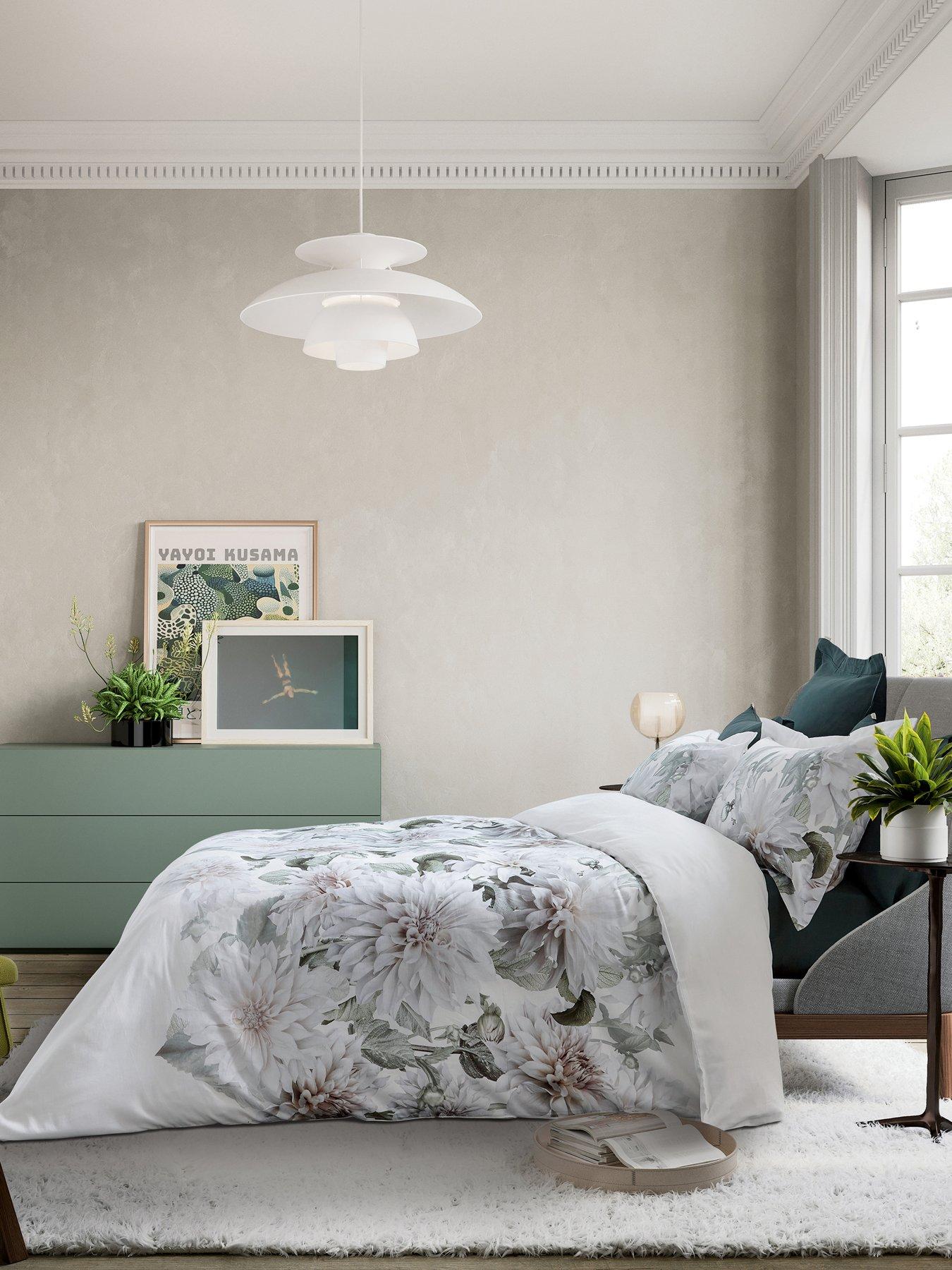 Image 1 of 5 of Ted Baker Clove Floral 100% Cotton Sateen Duvet Cover Set&nbsp;