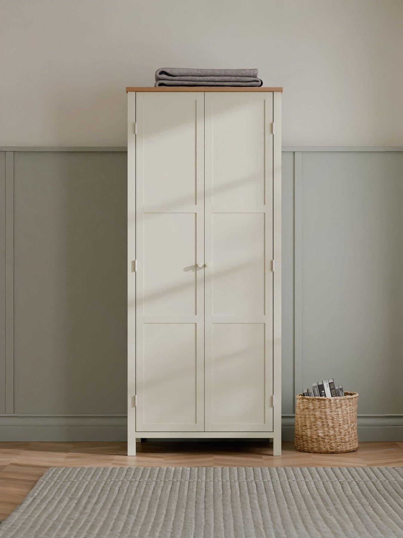 Julian Bowen Coxmoor Wardrobe - Contains Solid Oak