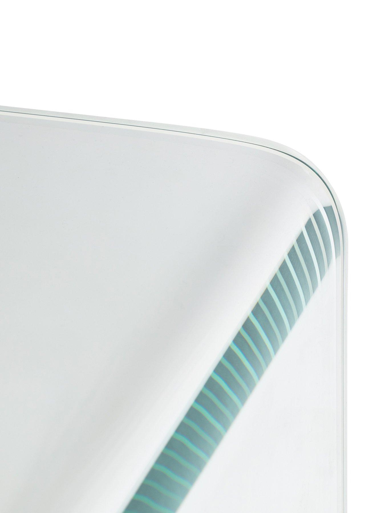 Image 4 of 6 of Julian Bowen Amalfi Bent Glass Console Table