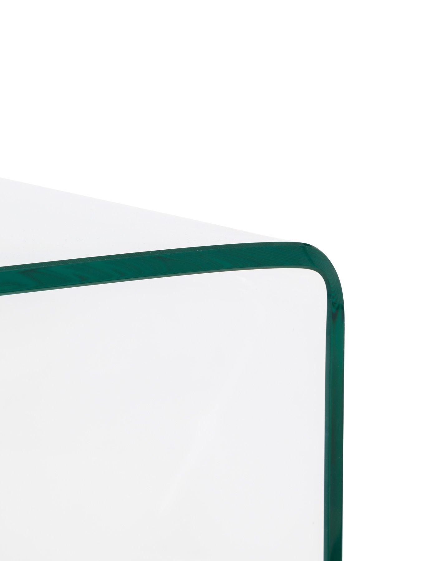 Image 5 of 6 of Julian Bowen Amalfi Bent Glass Console Table