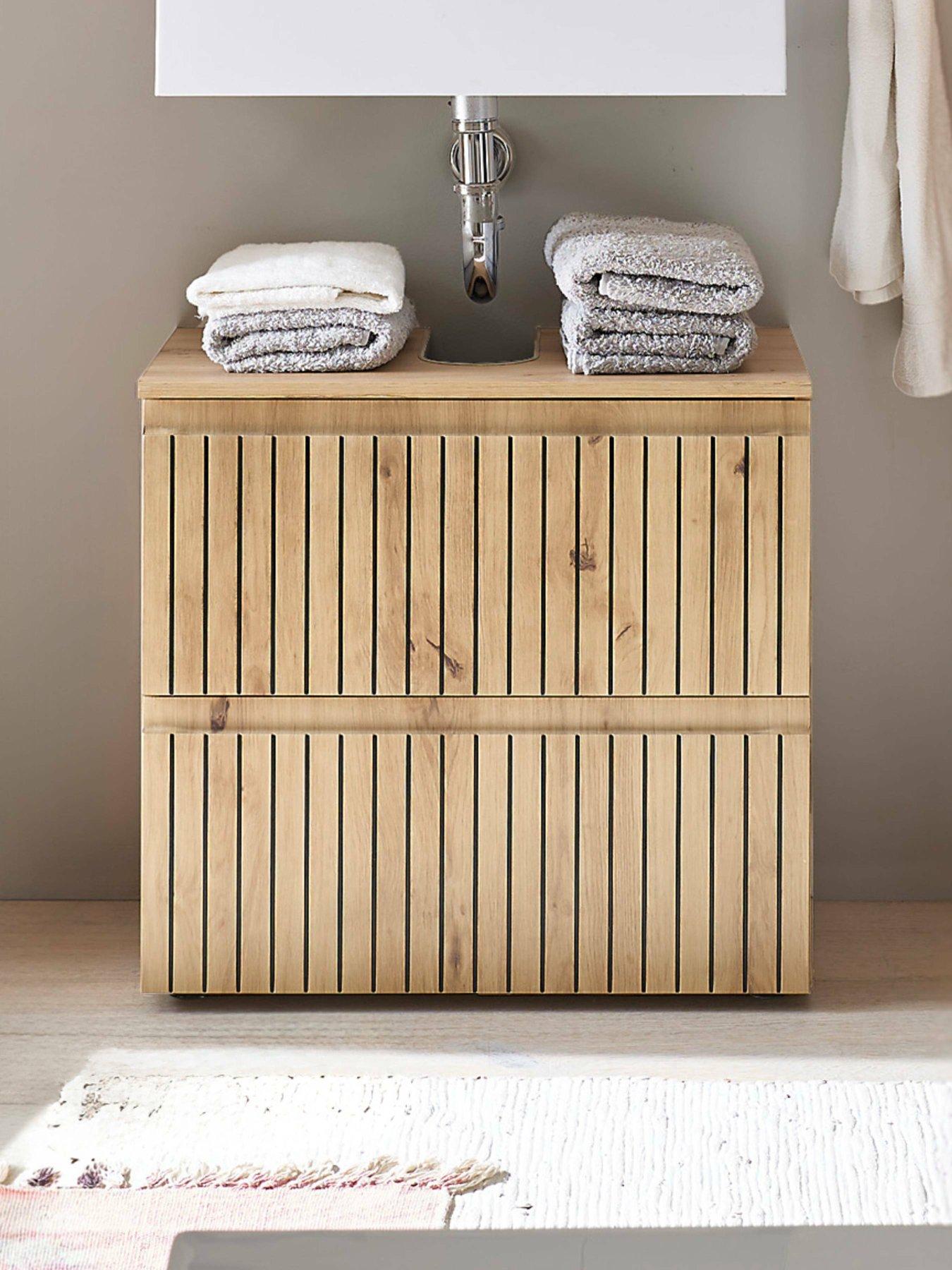 undefined Austin 2 Drawer Under Sink Cabinet - Oak