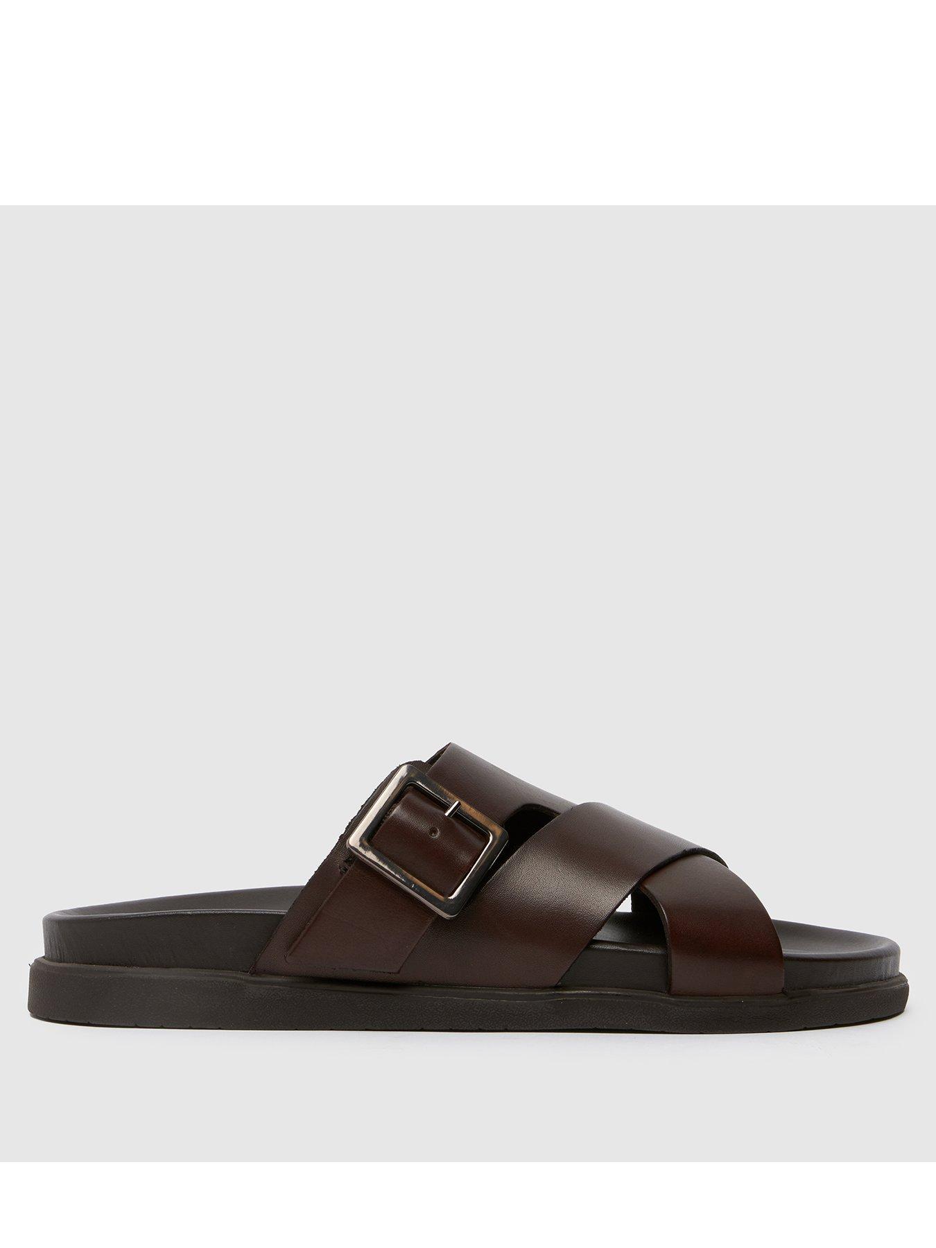 undefined Summit Leather Sandals - Brown
