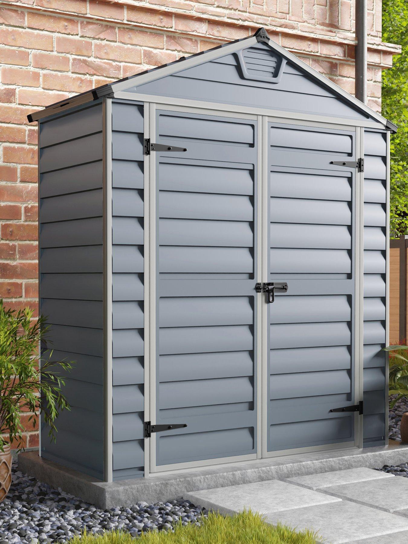 Canopia by Palram Skylight Shed 6X3 Dark Grey