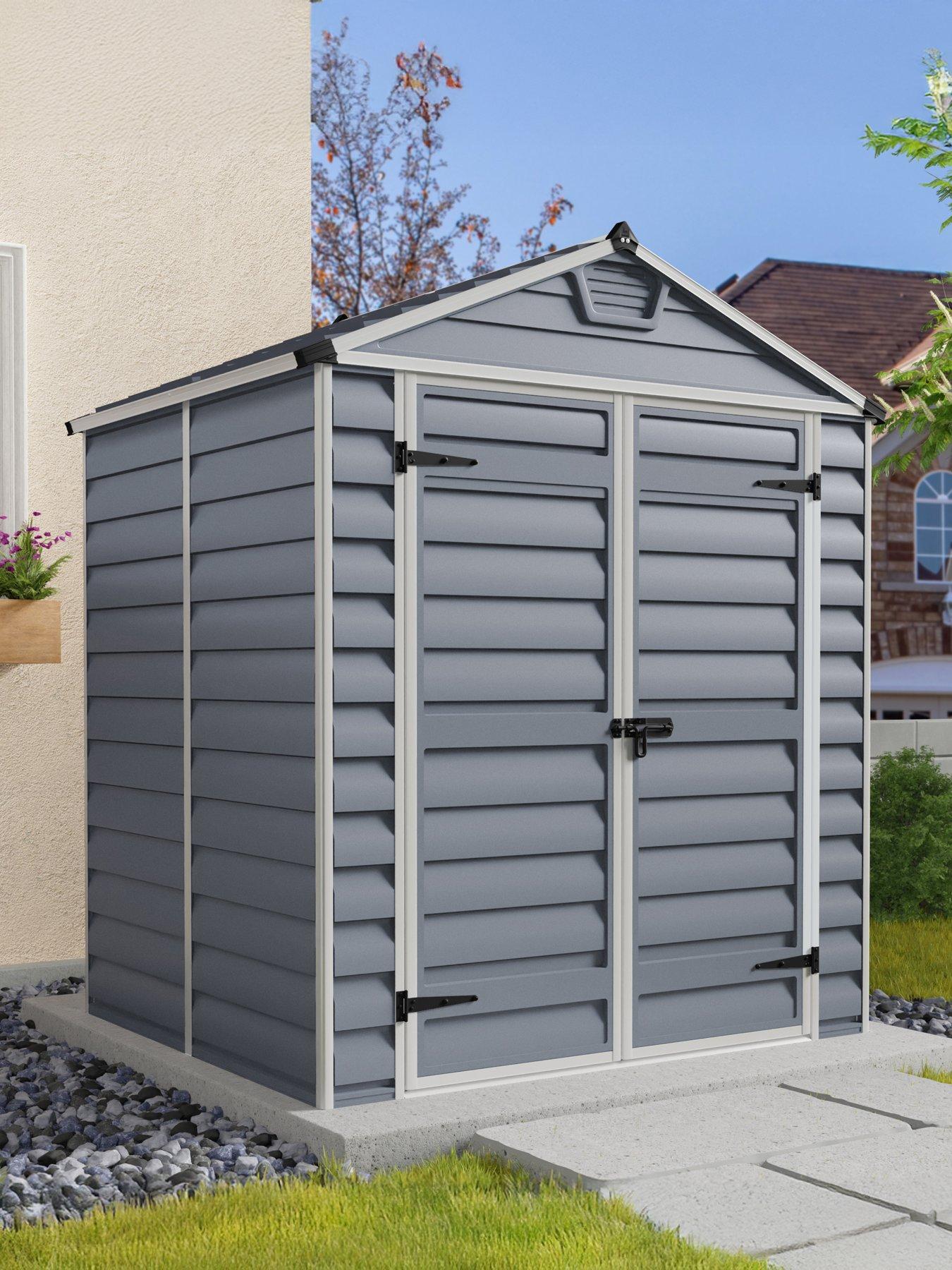undefined Skylight Shed 6X5 Dark Grey