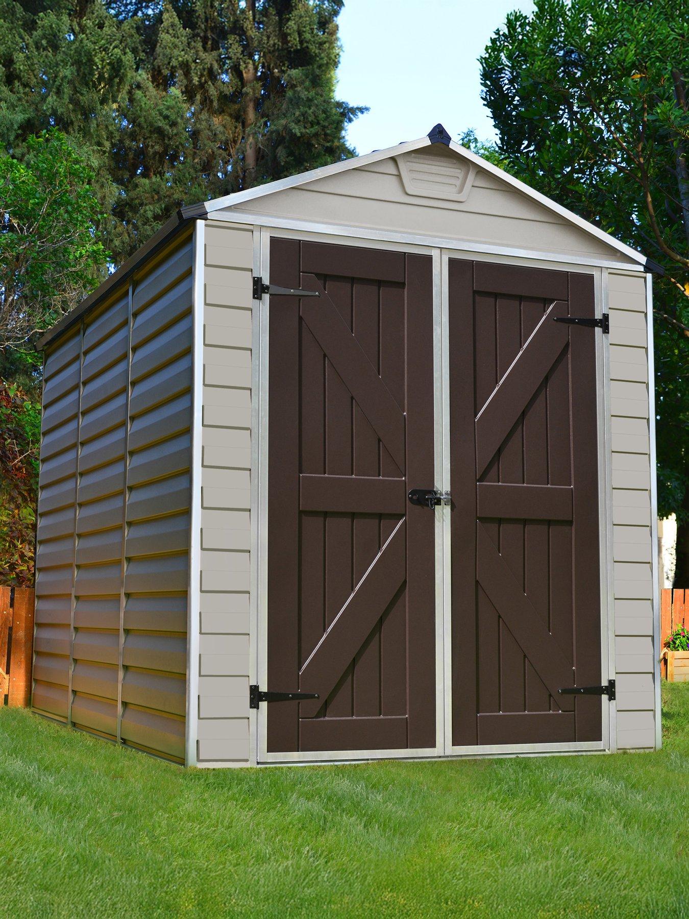 undefined Skylight Shed 6X8 Tan