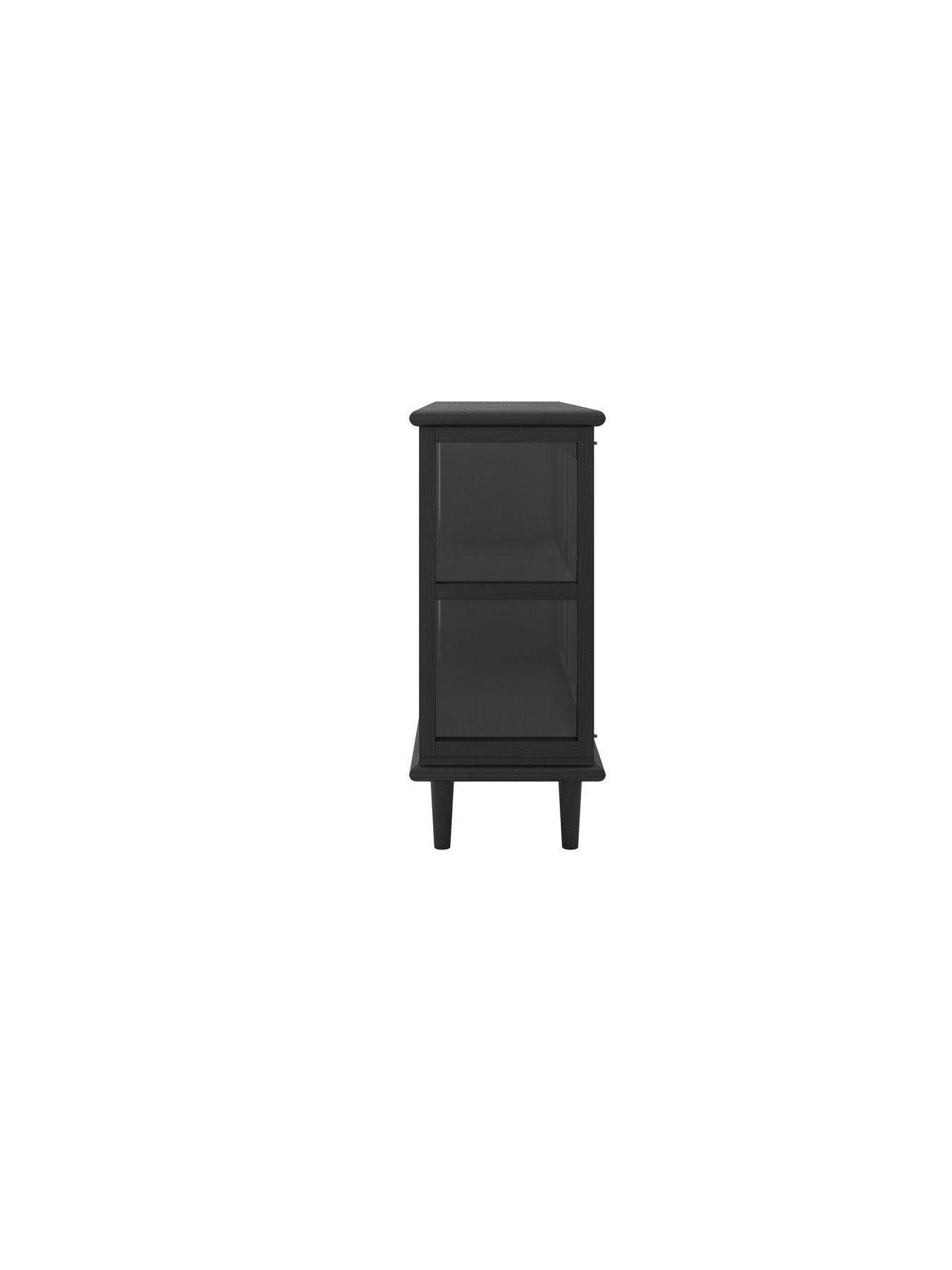 Image 7 of 7 of LPD Home Westport 3 Glass&nbsp;Door Sideboard - Black