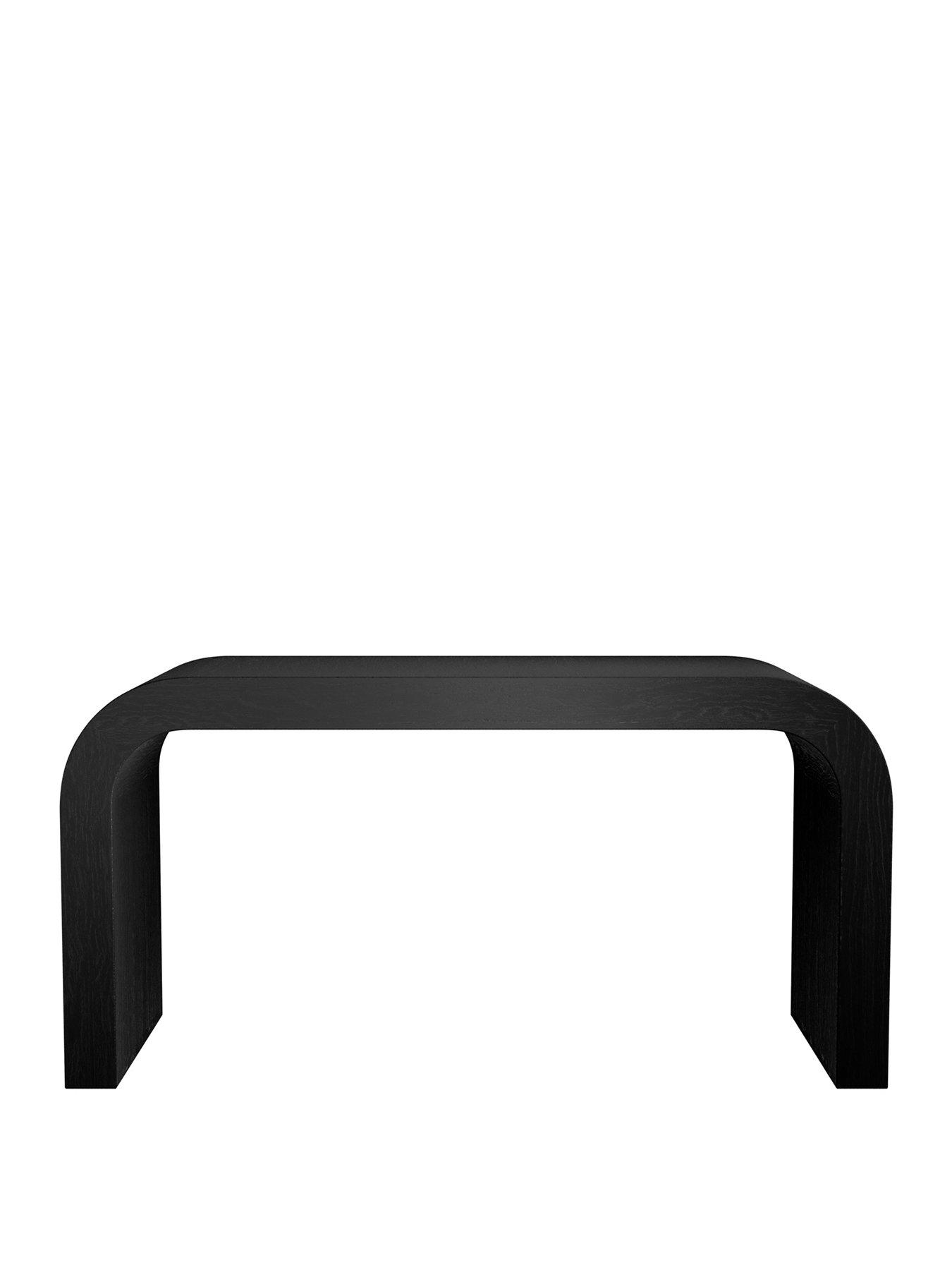 Image 2 of 4 of LPD Home Lake Curved Coffee Table - Black