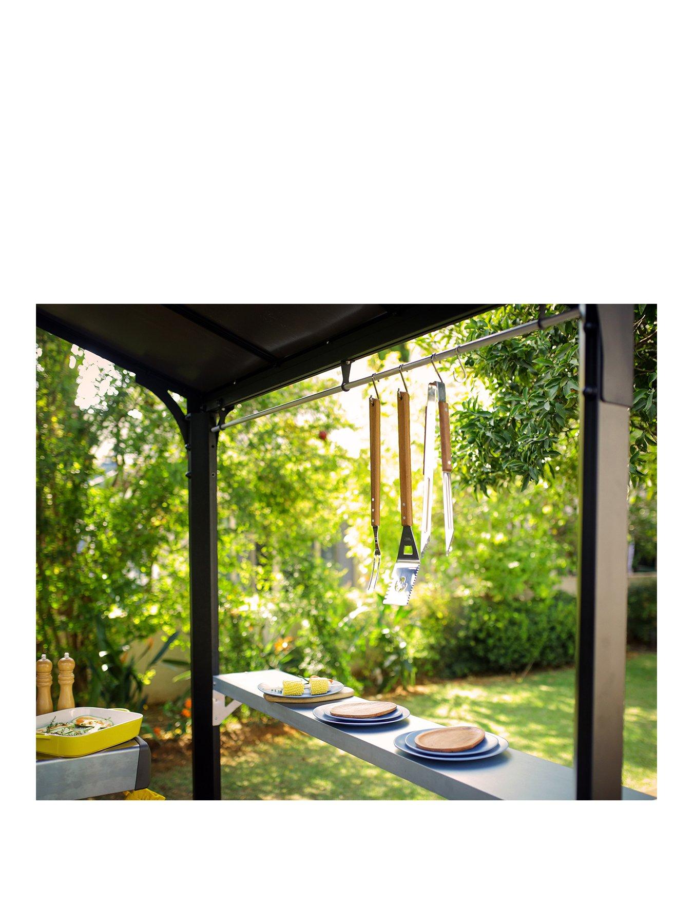Image 3 of 6 of Canopia by Palram Bbq Gazebo Garden Austin 2400- Black