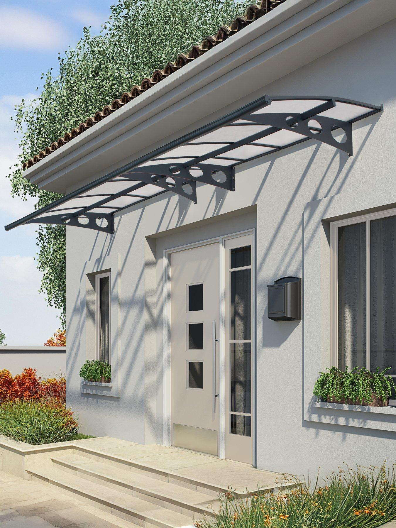 Product photograph of Canopia By Palram Canopy Herald 4460 Grey Mist from very.co.uk