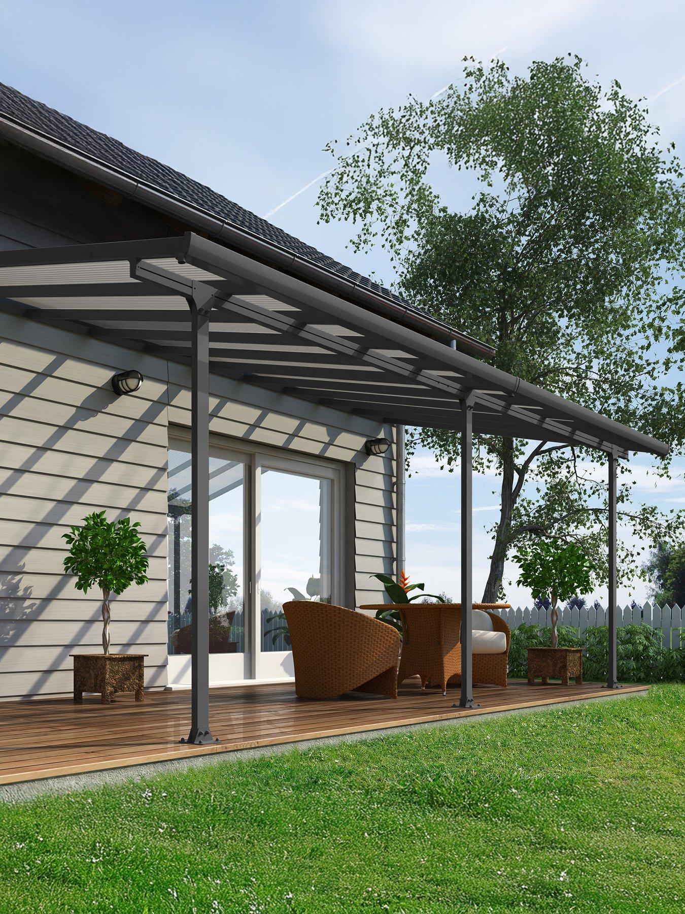 undefined Feria Patio Cover 3X6.10 Grey Clear