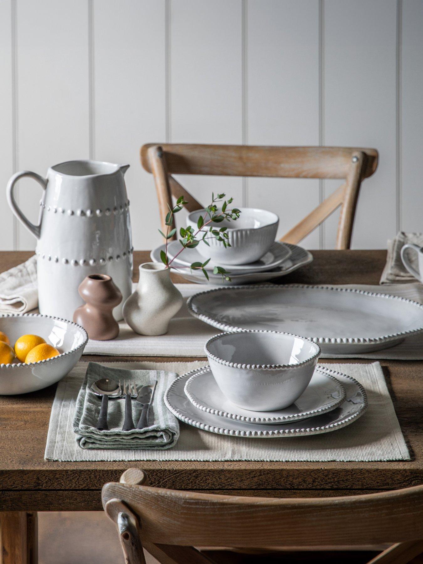 undefined Beaded Collection – Set of 4 Dinner Plates