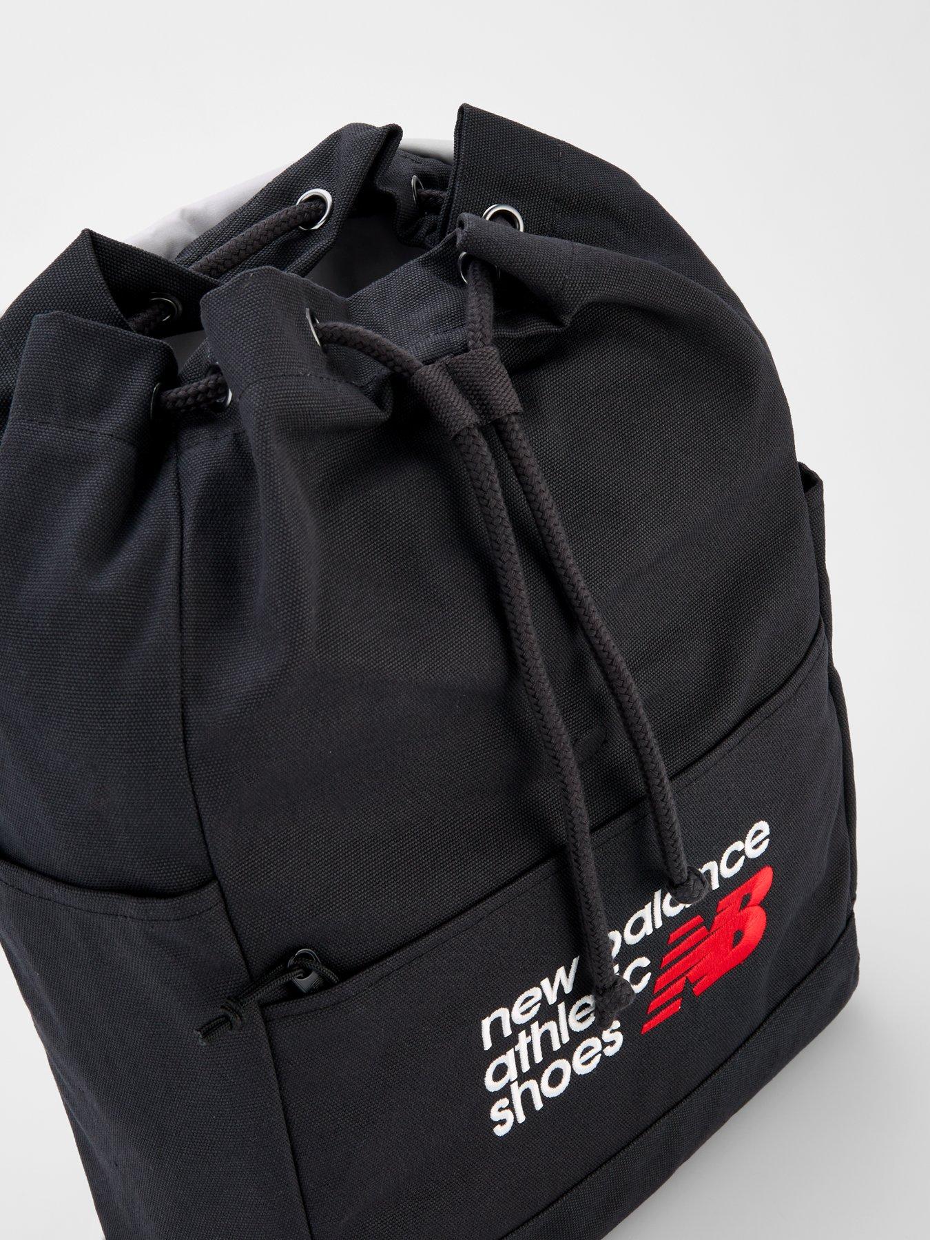 New Balance Unisex Canvas Backpack Black Very