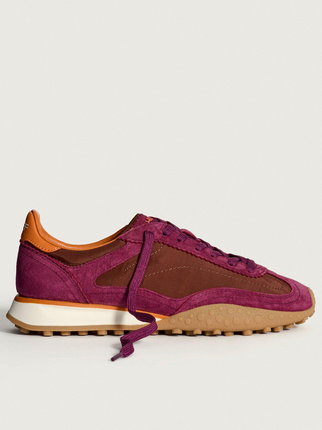 undefined Womens Bridge Mk11 Trainer- Burgundy
