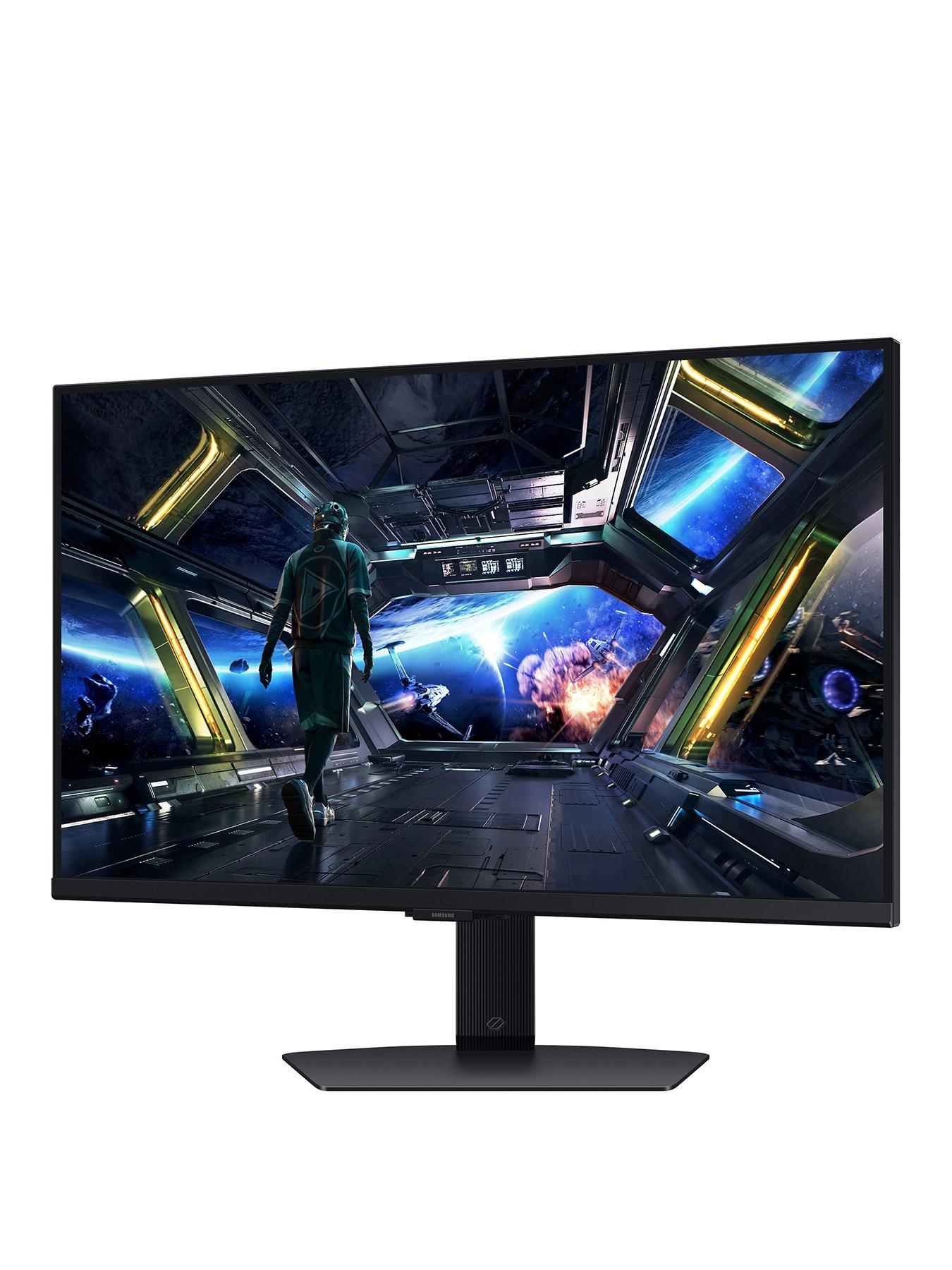 Image 2 of 7 of Samsung Odyssey G7 LS27DG702EUXXU Gaming Monitor - 27in 4K (3840x2160) UHD, IPS, 144Hz - with Speakers
