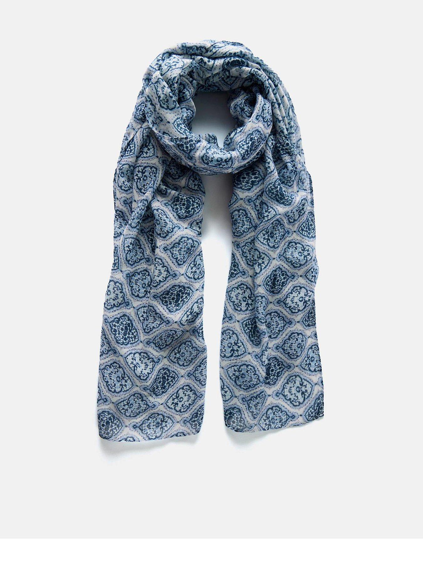 Mint Blue Super-Thin Knit Scarf main image 1