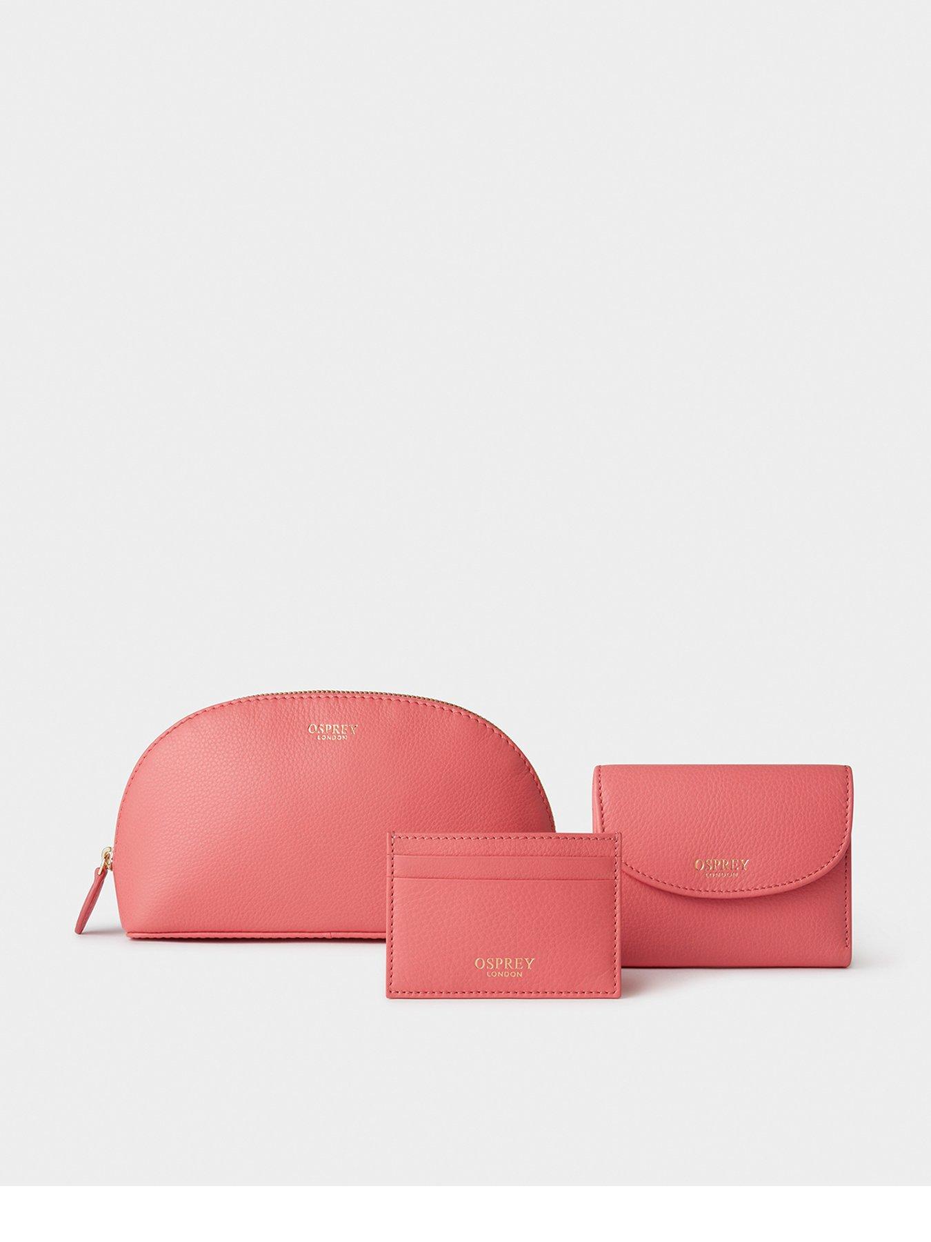 Image 1 of 5 of Osprey London The The Tilly Weekend Set - Light Red