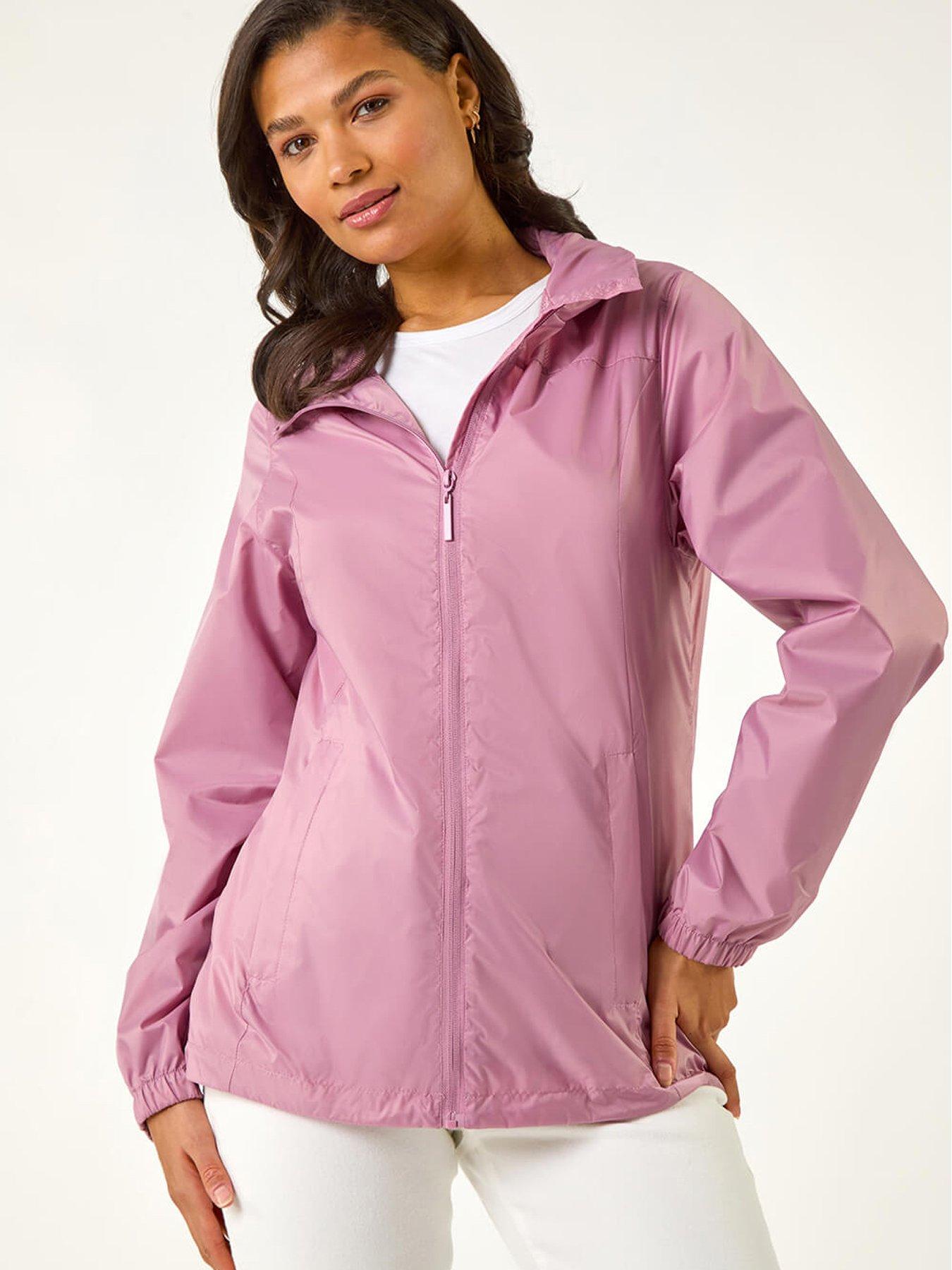 undefined Shower Resistant Jacket - Mauve