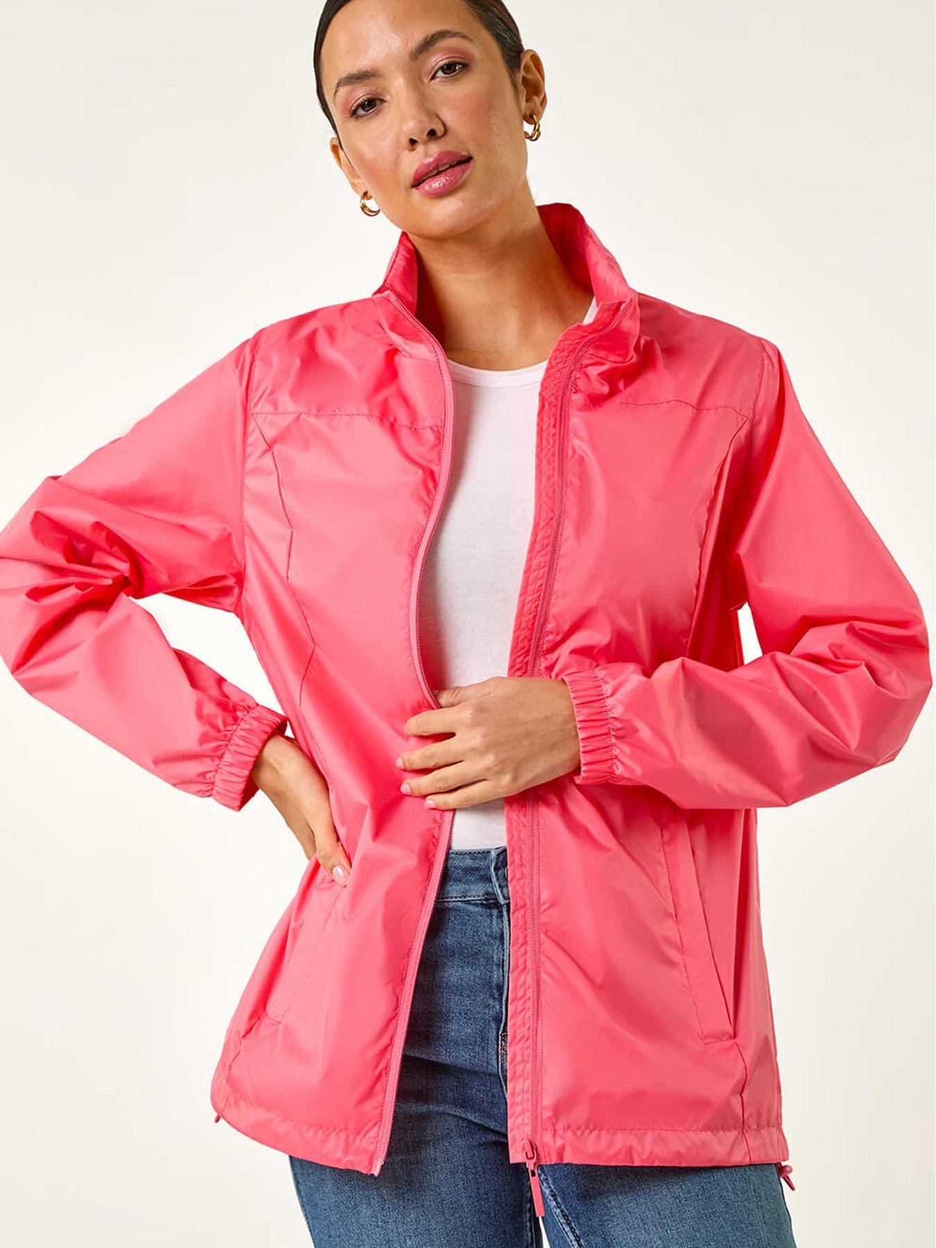 undefined Shower Resistant Jacket - Pink