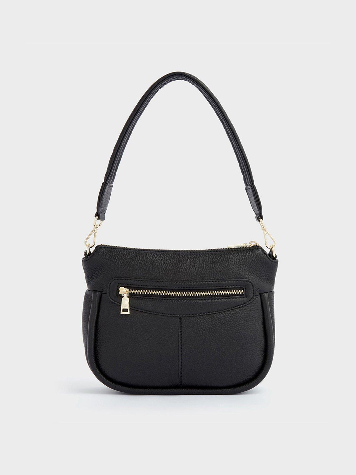 Image 2 of 5 of Osprey London The Hendrix Shoulder Bag - Black