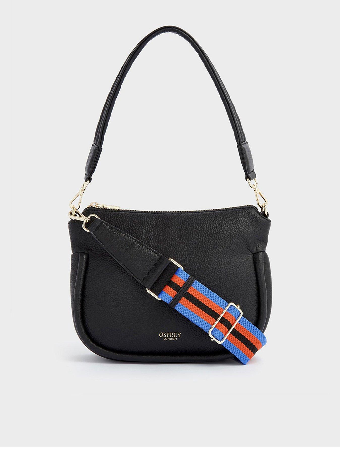Image 3 of 5 of Osprey London The Hendrix Shoulder Bag - Black
