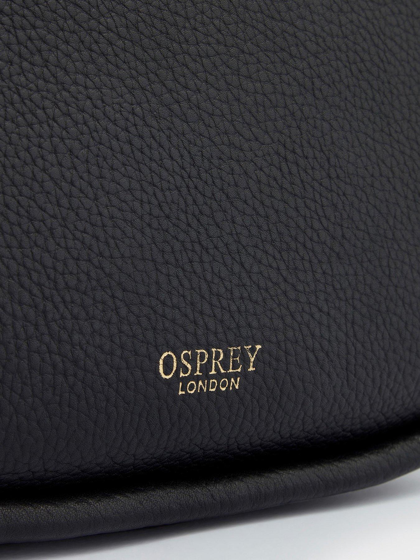 Image 4 of 5 of Osprey London The Hendrix Shoulder Bag - Black