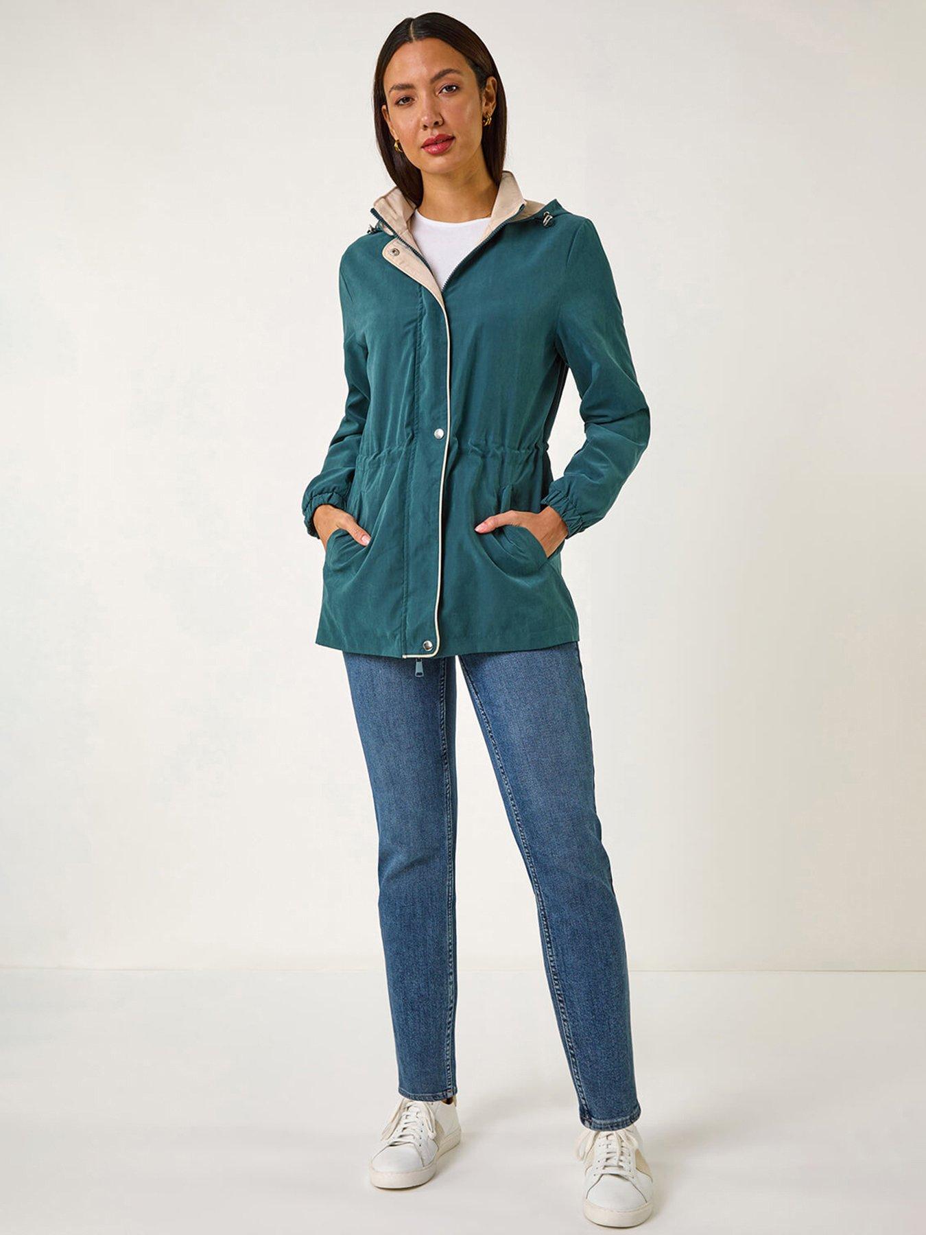undefined Lightweight Hooded Jacket  - Teal
