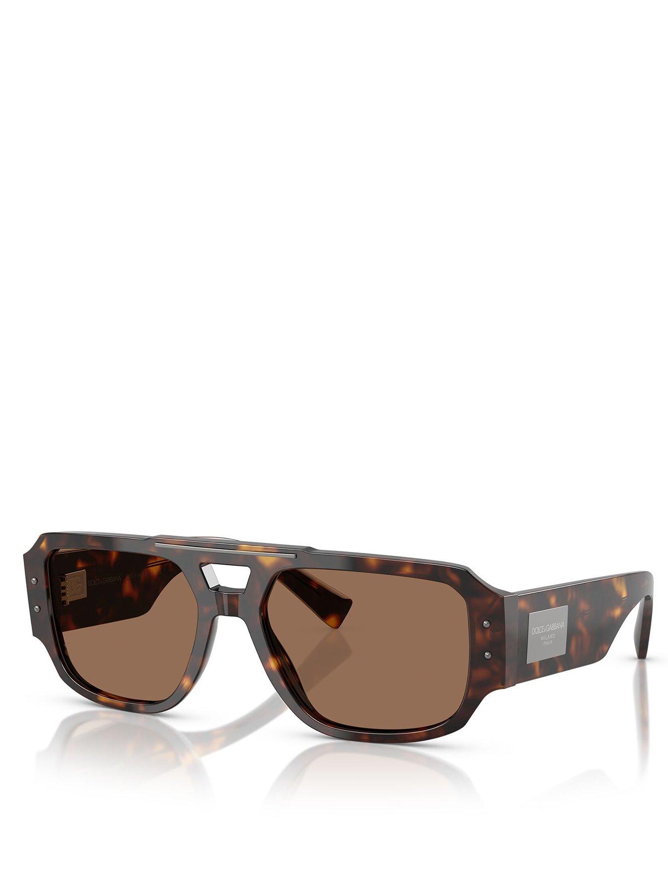 Dolce & Gabbana 0Dg4482 Pilot Sunglasses - Brown