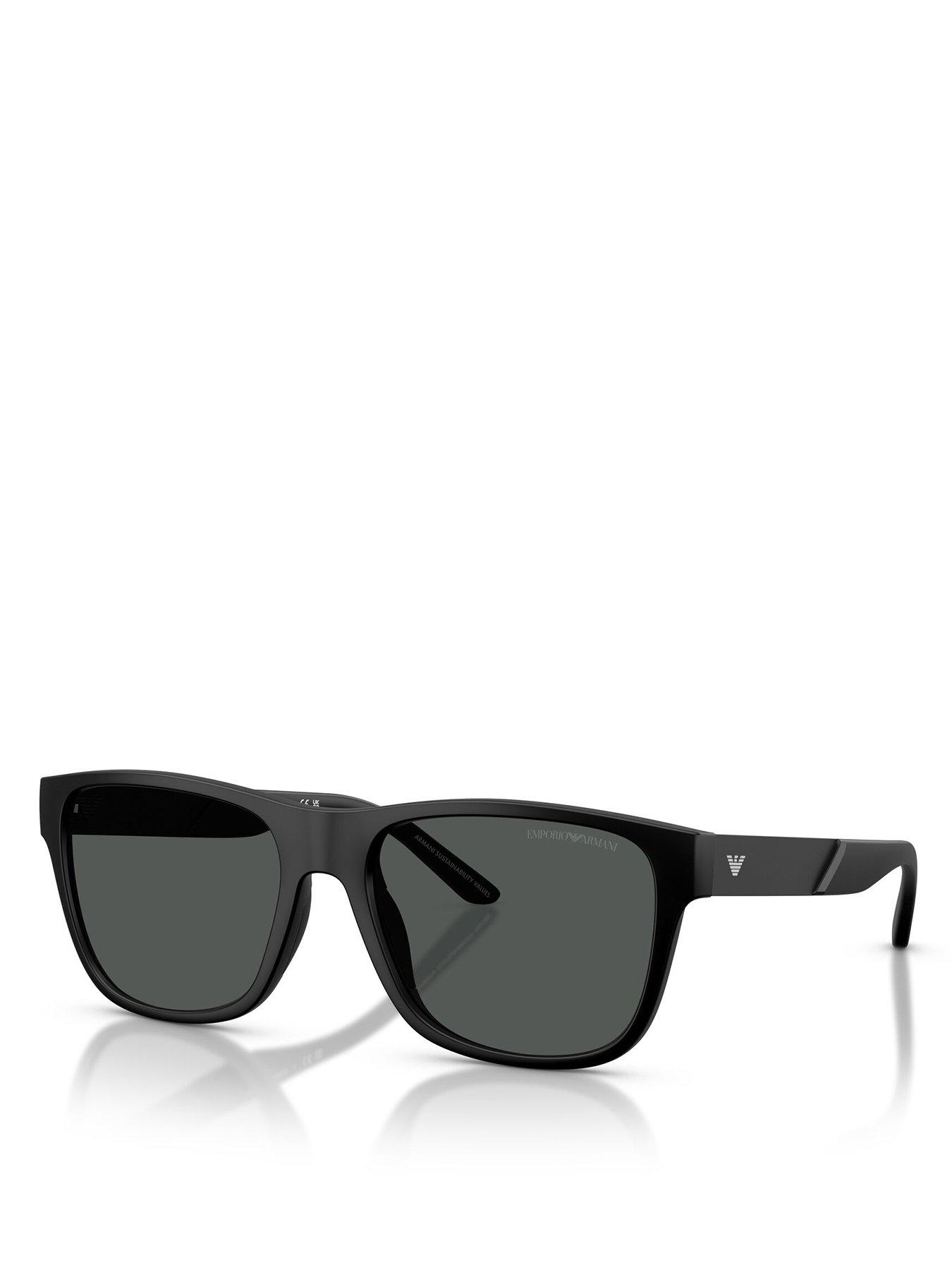 Emporio Armani 0Ea4243 Square Sunglasses- Black