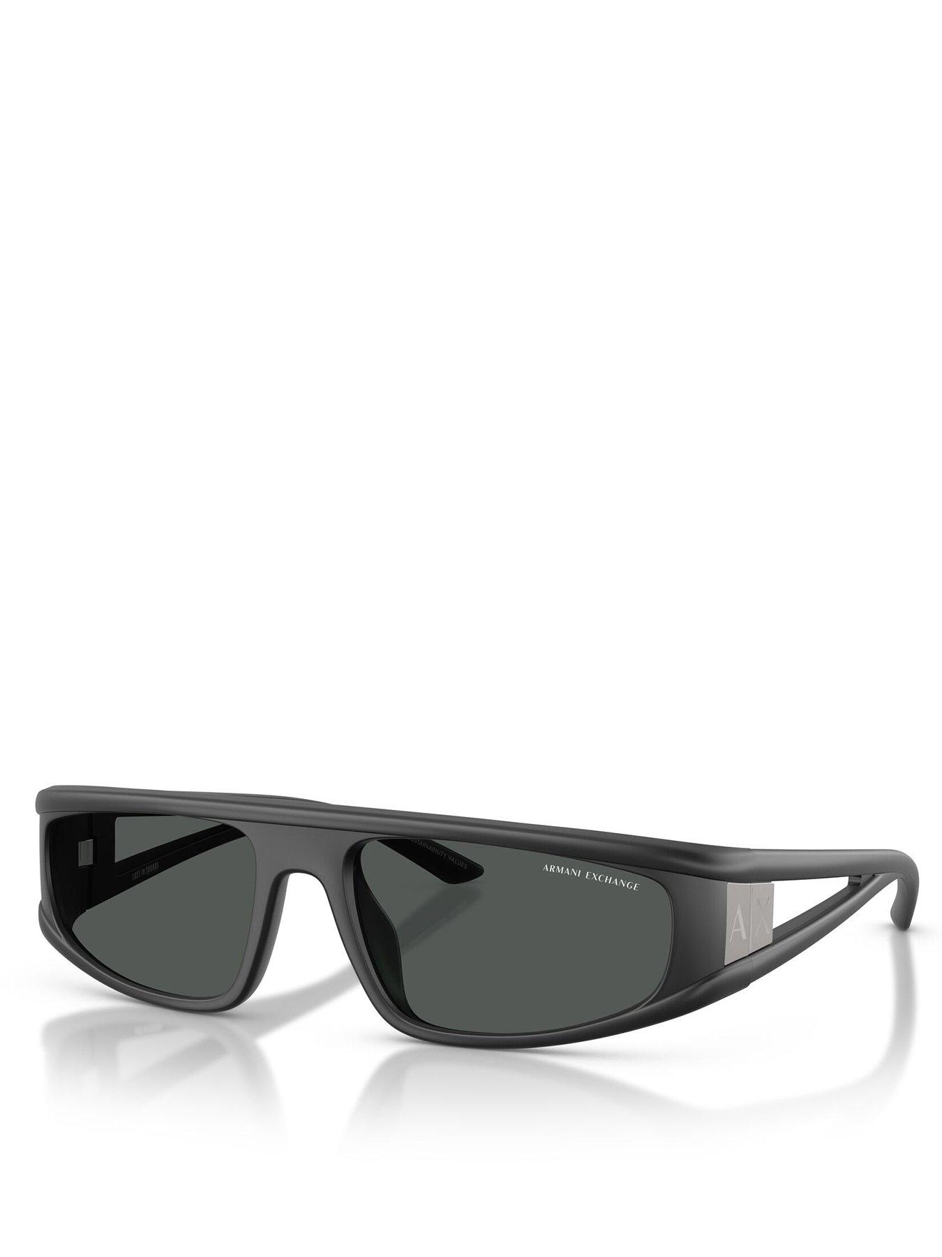 undefined Ax 0ax4159su Square Sunglasses-black