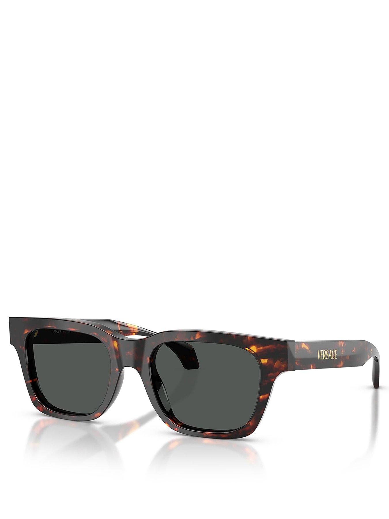 VERSACE 0Ve4486 Square Sunglasses- Brown