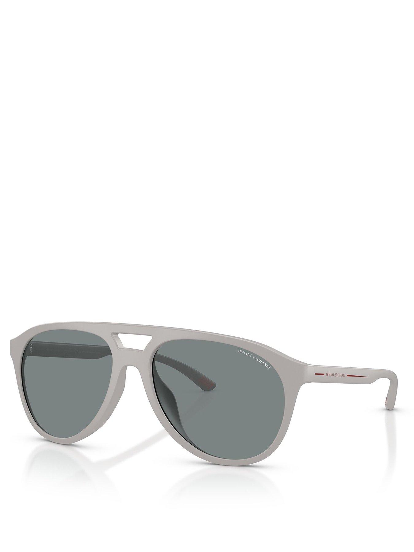 undefined 0Ax4156Su Square Sunglasses- Grey