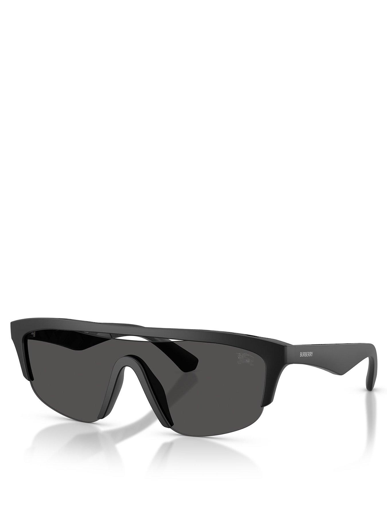Burberry 0Be4460U Visor Sunglasses- Black