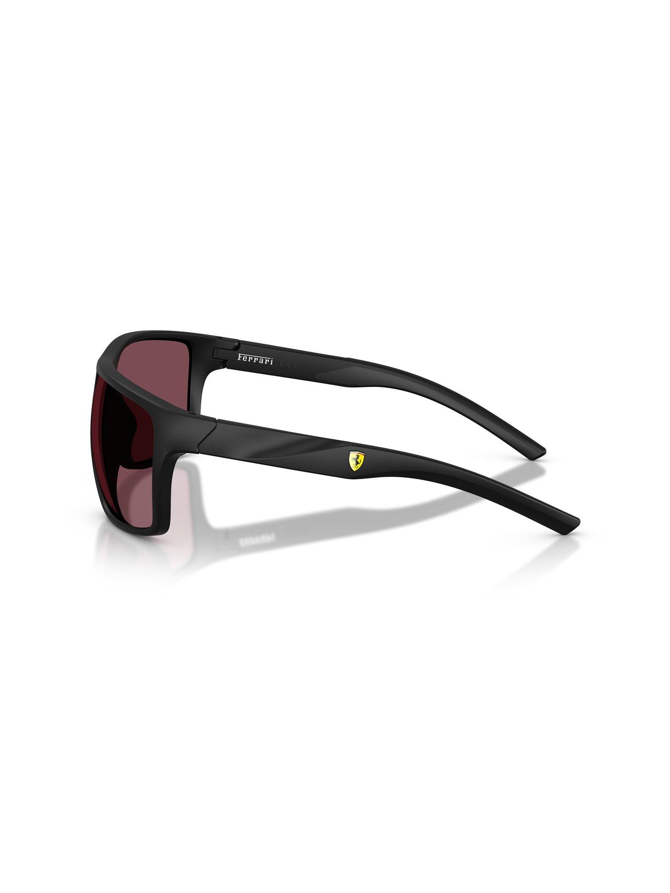 Image 2 of 4 of Scuderia Ferrari Ferrari Scuderia 0Fz6015U Rectangle Sunglasses- Black