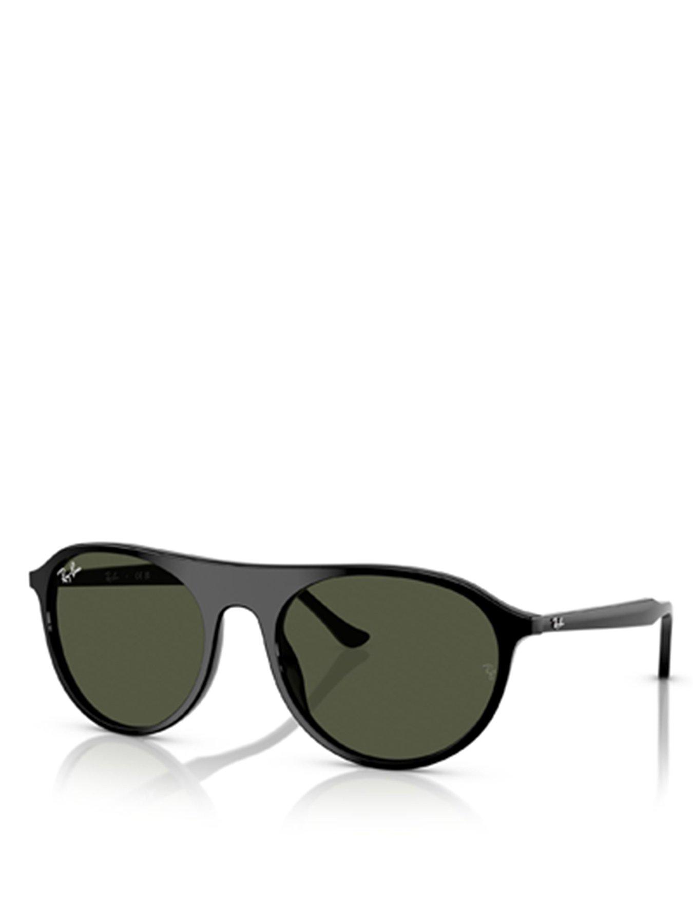 Ray-Ban Ray Ban 0Rb2215 Round Sunglasses- Black