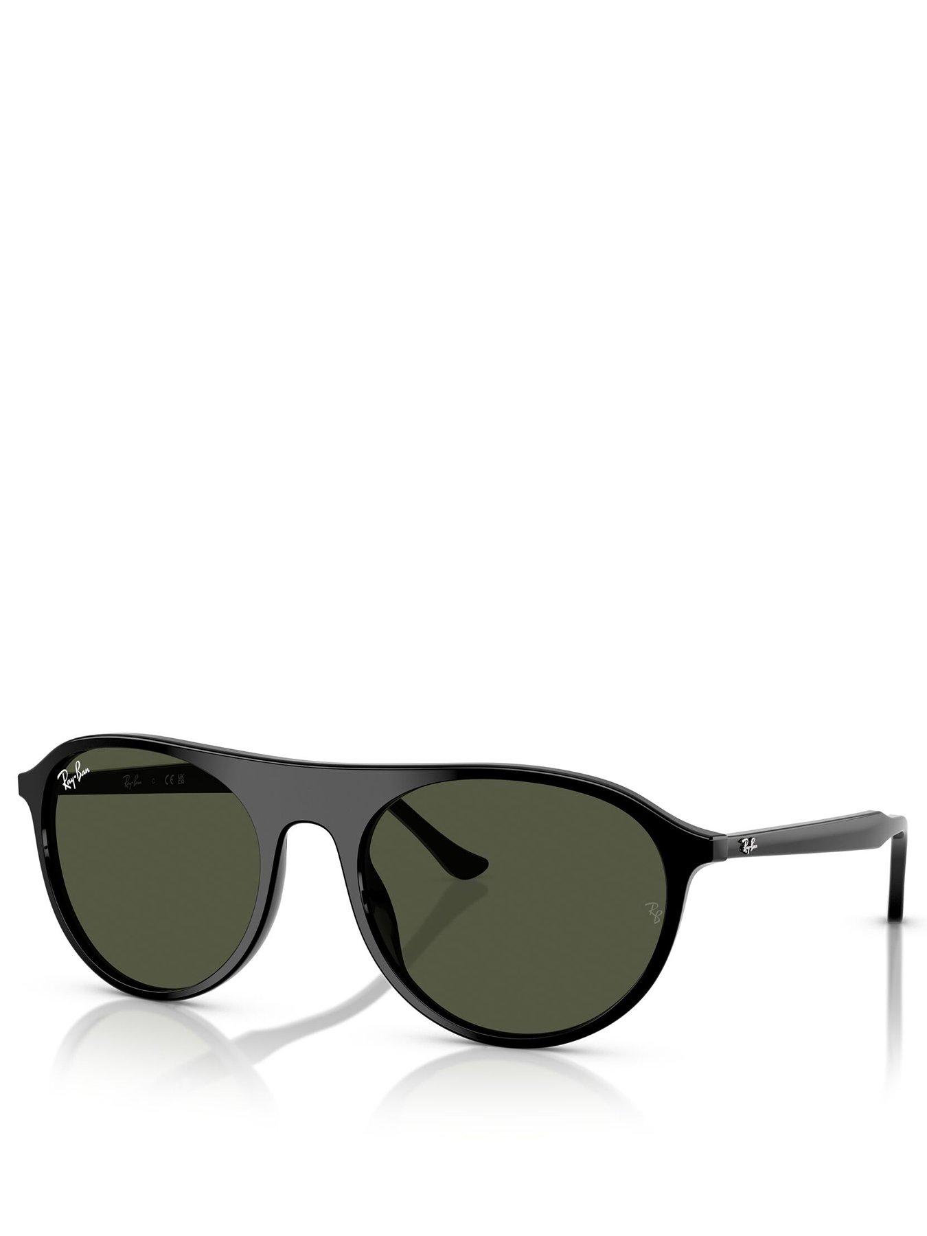 Ray-Ban Ray Ban 0Rb2215 Round Sunglasses- Brown