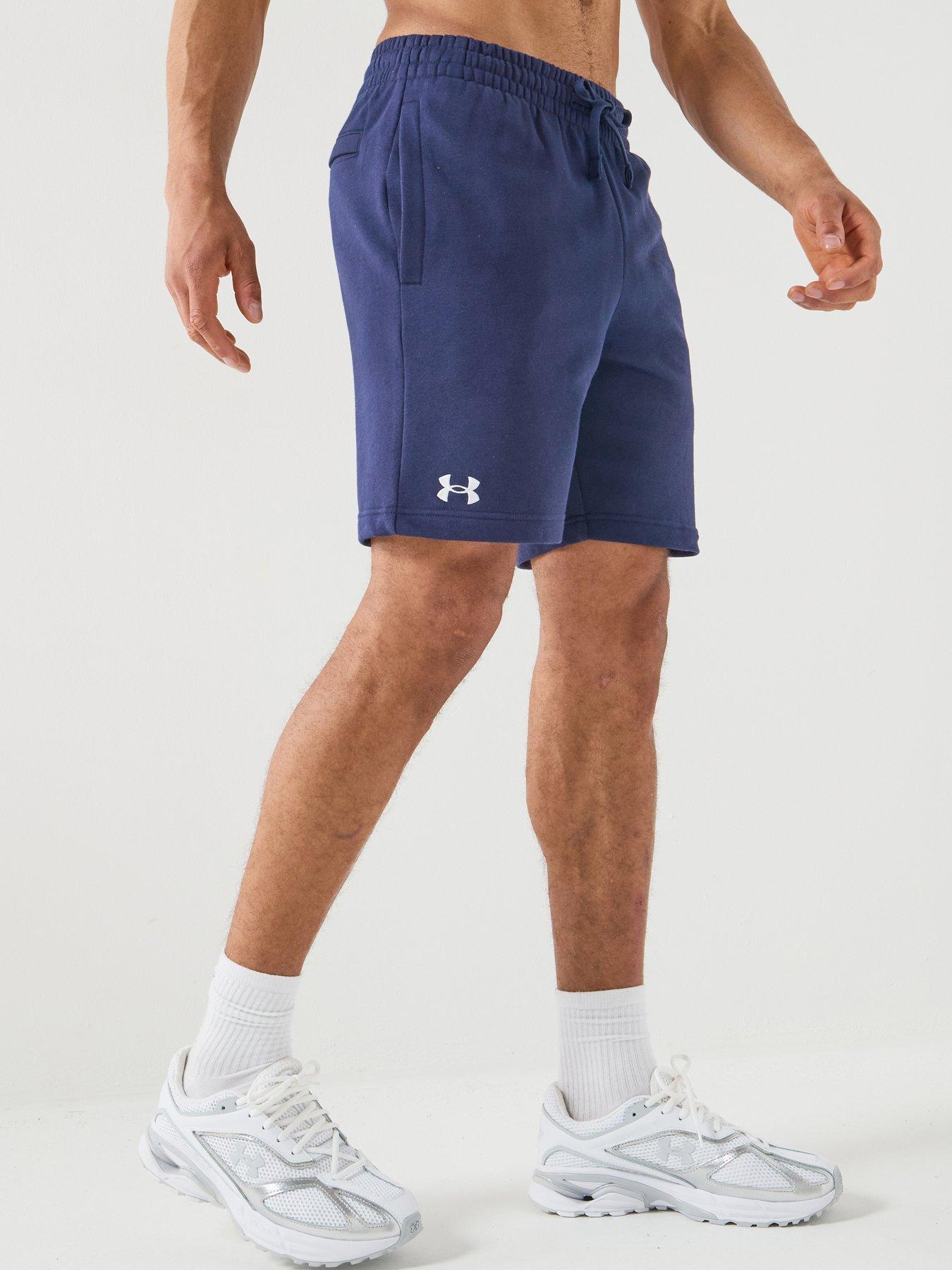 UNDER ARMOUR Men's Training Rival Fleece Shorts - Blue