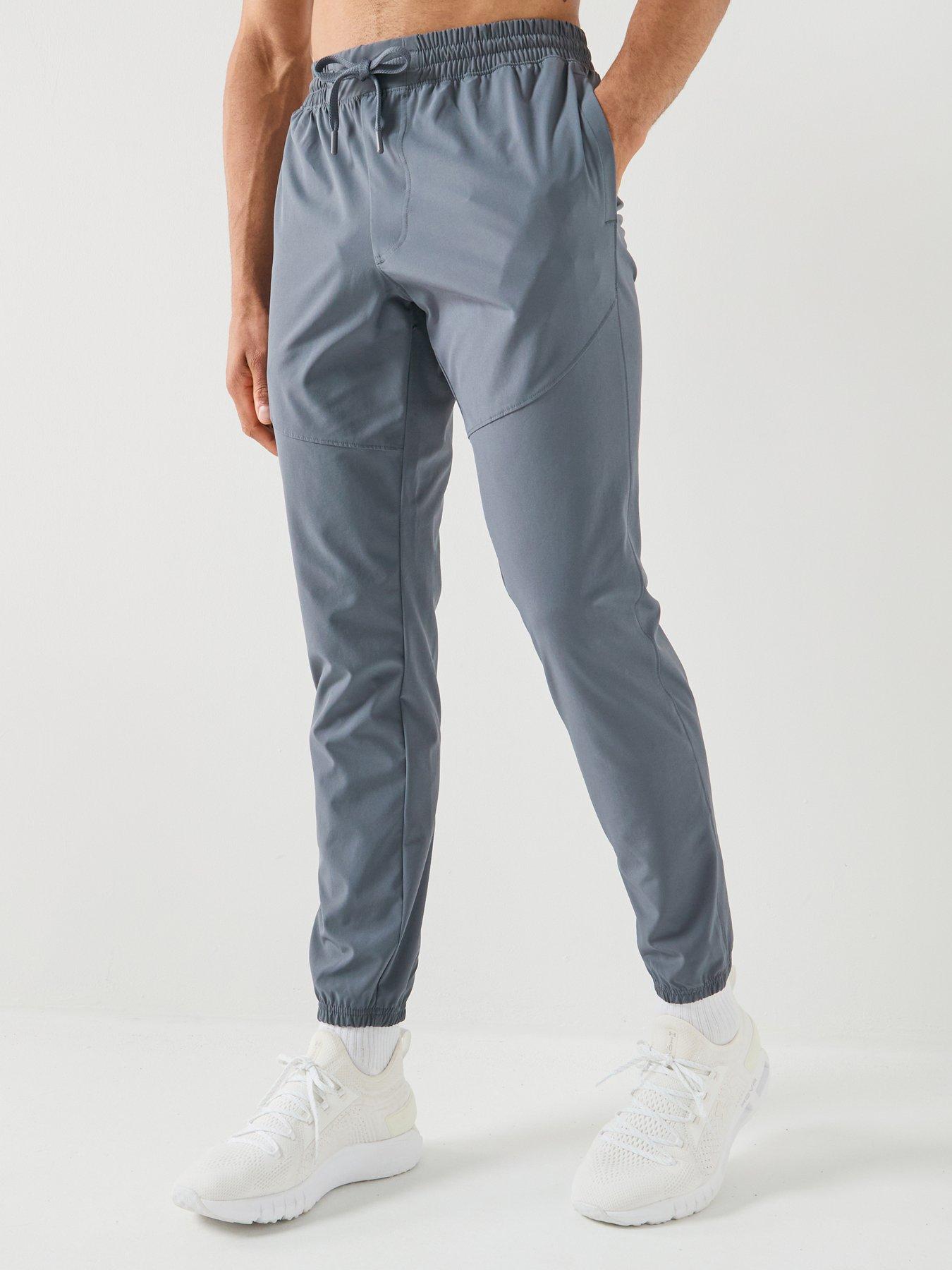 UNDER ARMOUR Men's Training Woven Joggers, Grey, Size L, Men