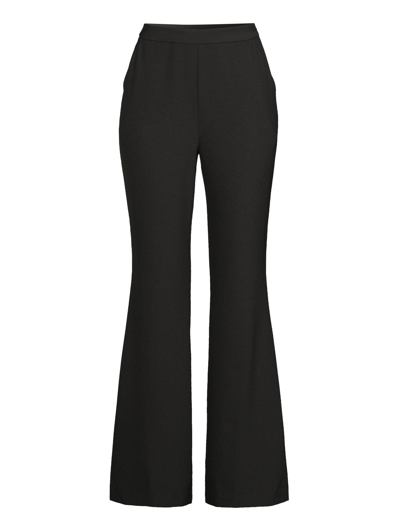 Image 7 of 7 of The Very Collection X Carol Byrne Slim Flare Trouser Co-Ord - Black