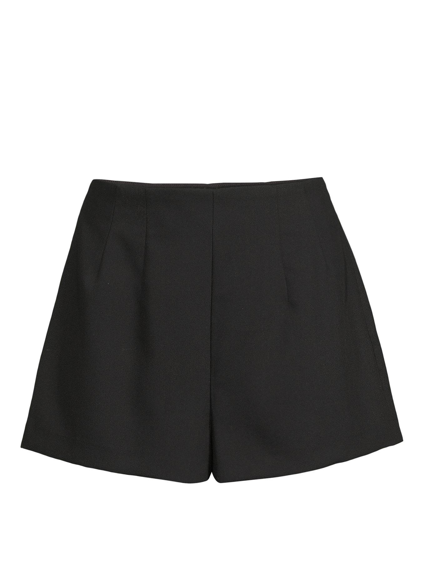 Image 7 of 7 of The Very Collection High Waisted Darted Shorts - Black
